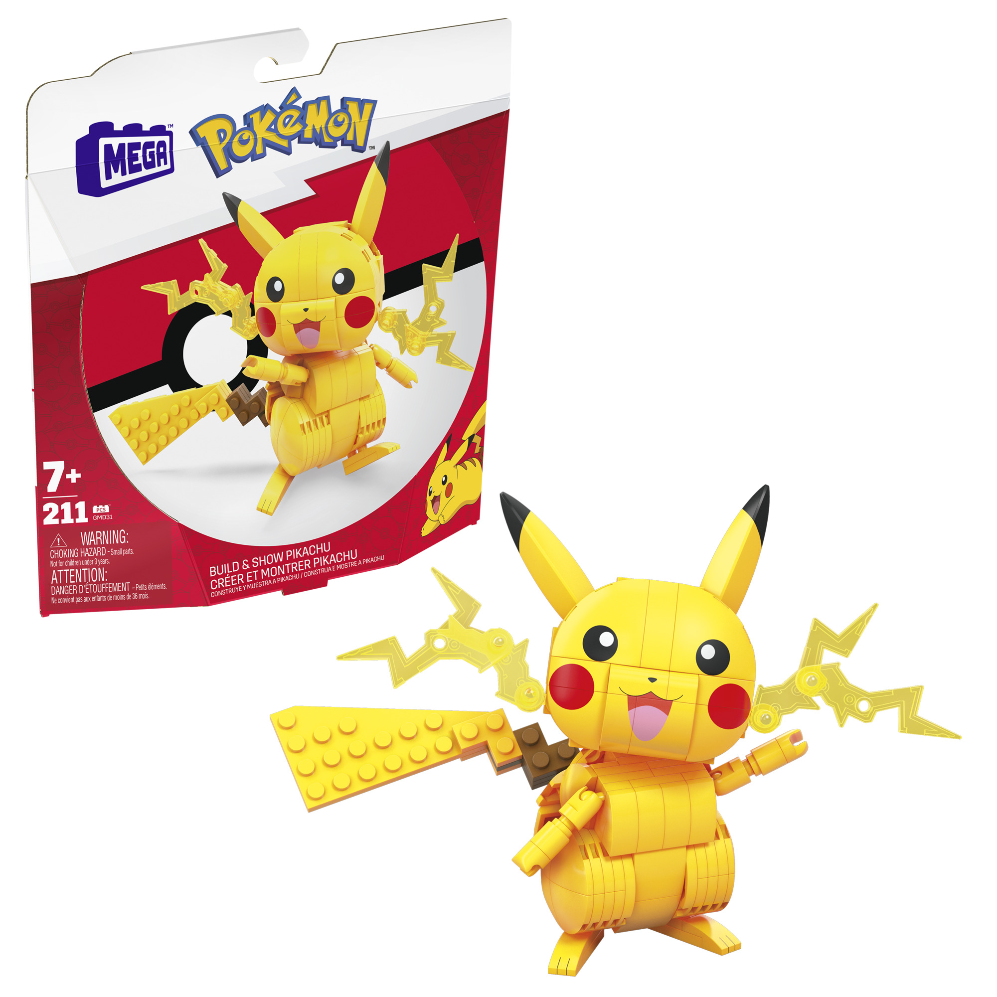 MEGA construx postav a vystav si Pokémona - Pikachu Mattel