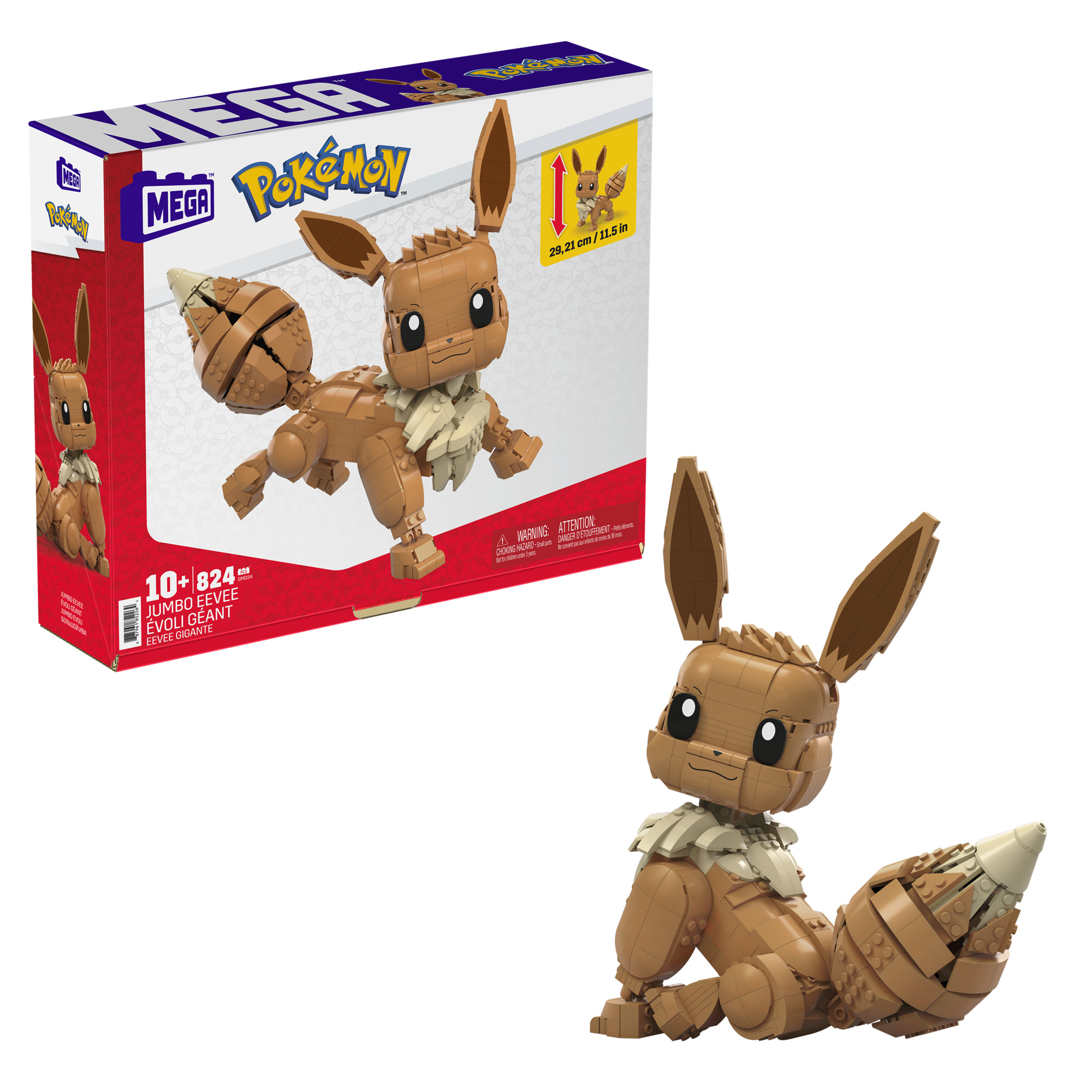 MEGA Pokémon - Jumbo Eevee Mattel
