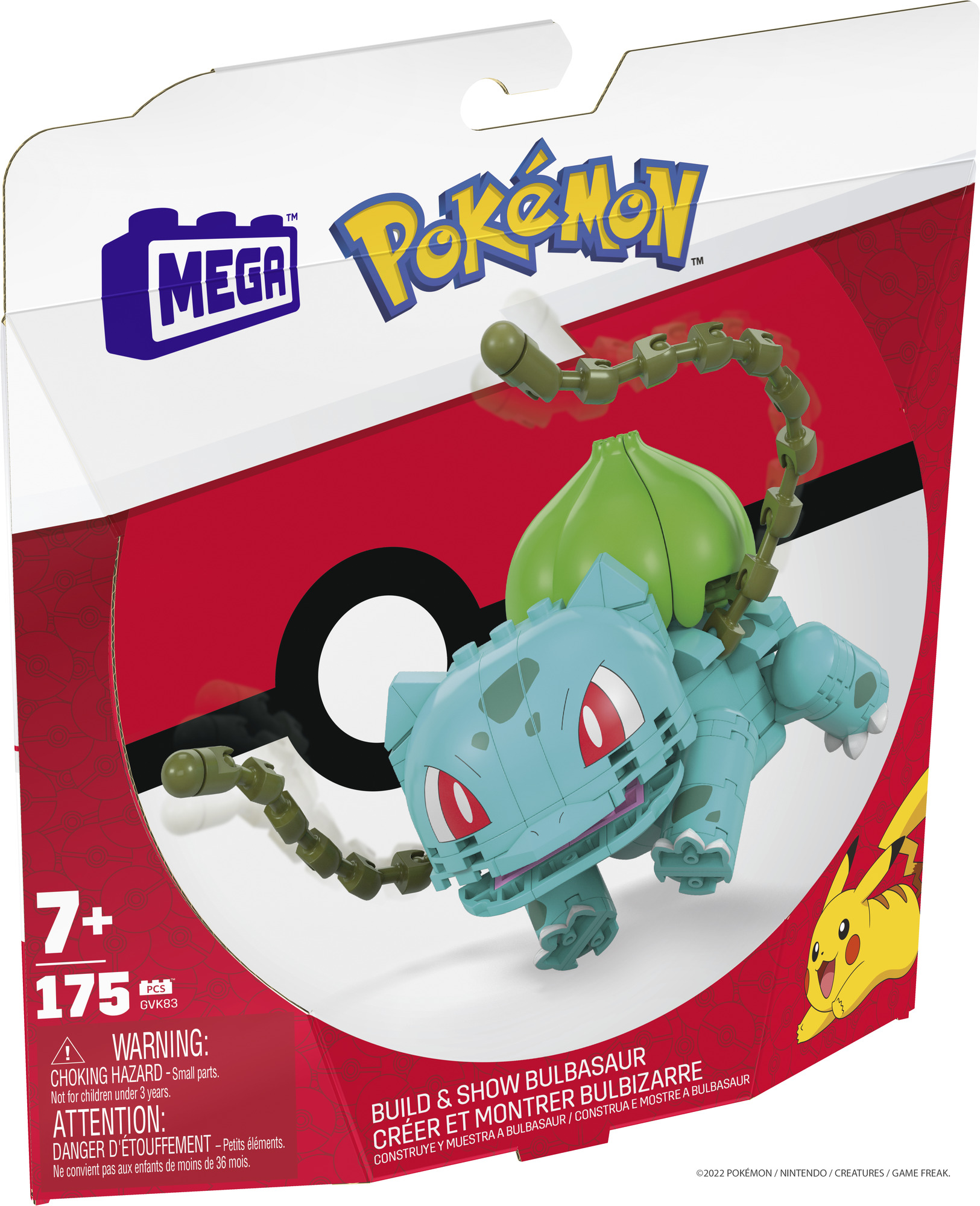 MEGA Pokémon postav a vystav si Pokémona - Bulbasaur Mattel