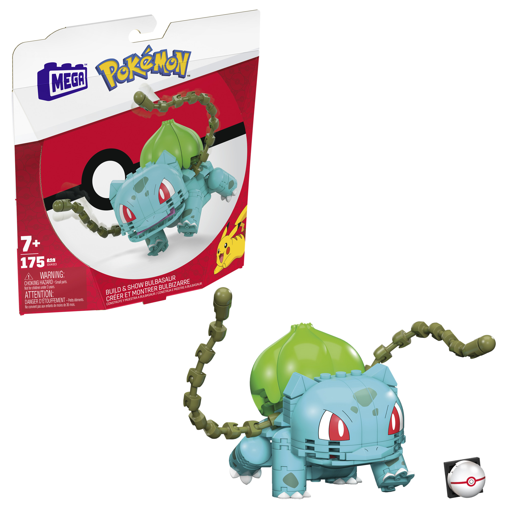 MEGA Pokémon postav a vystav si Pokémona - Bulbasaur Mattel