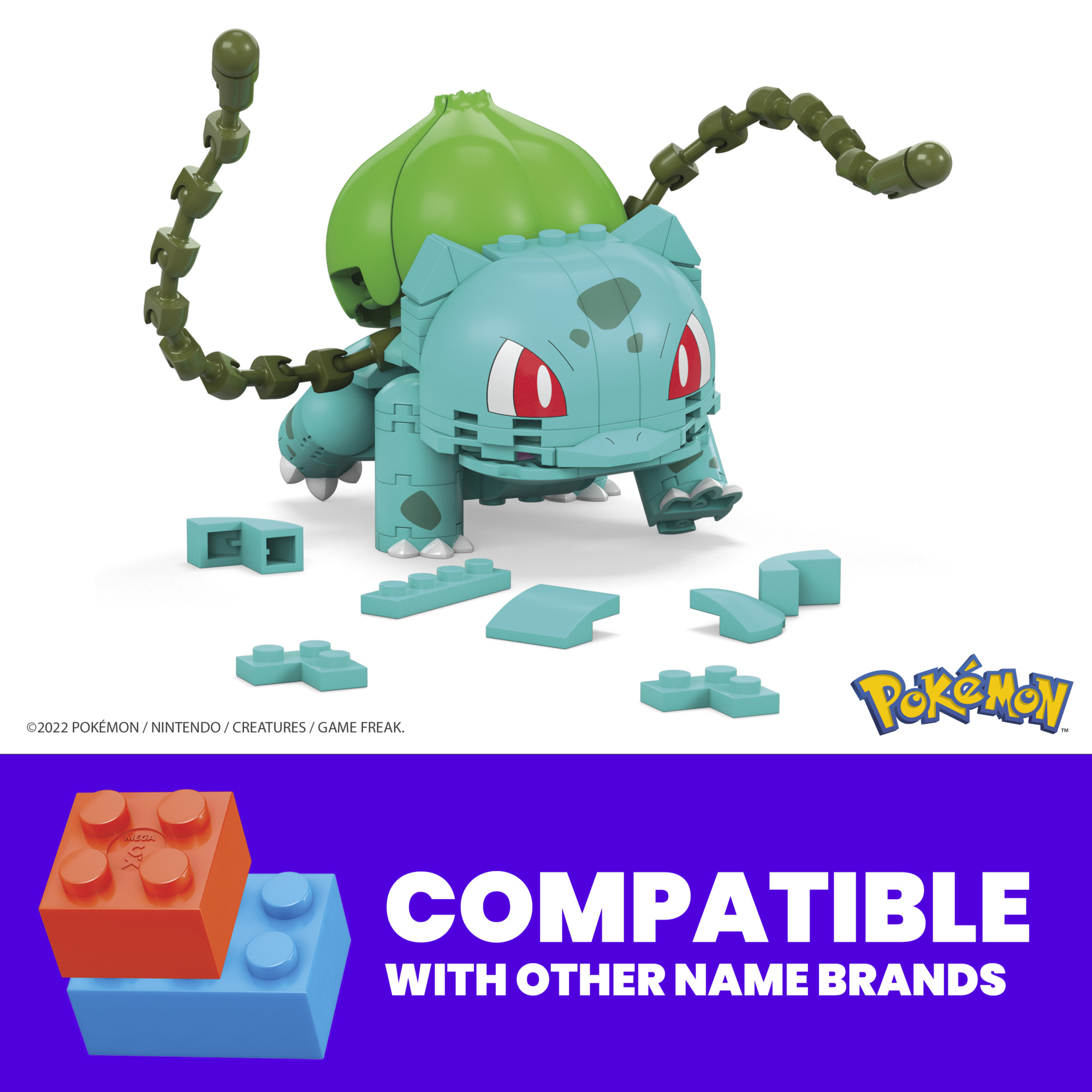 MEGA Pokémon postav a vystav si Pokémona - Bulbasaur Mattel