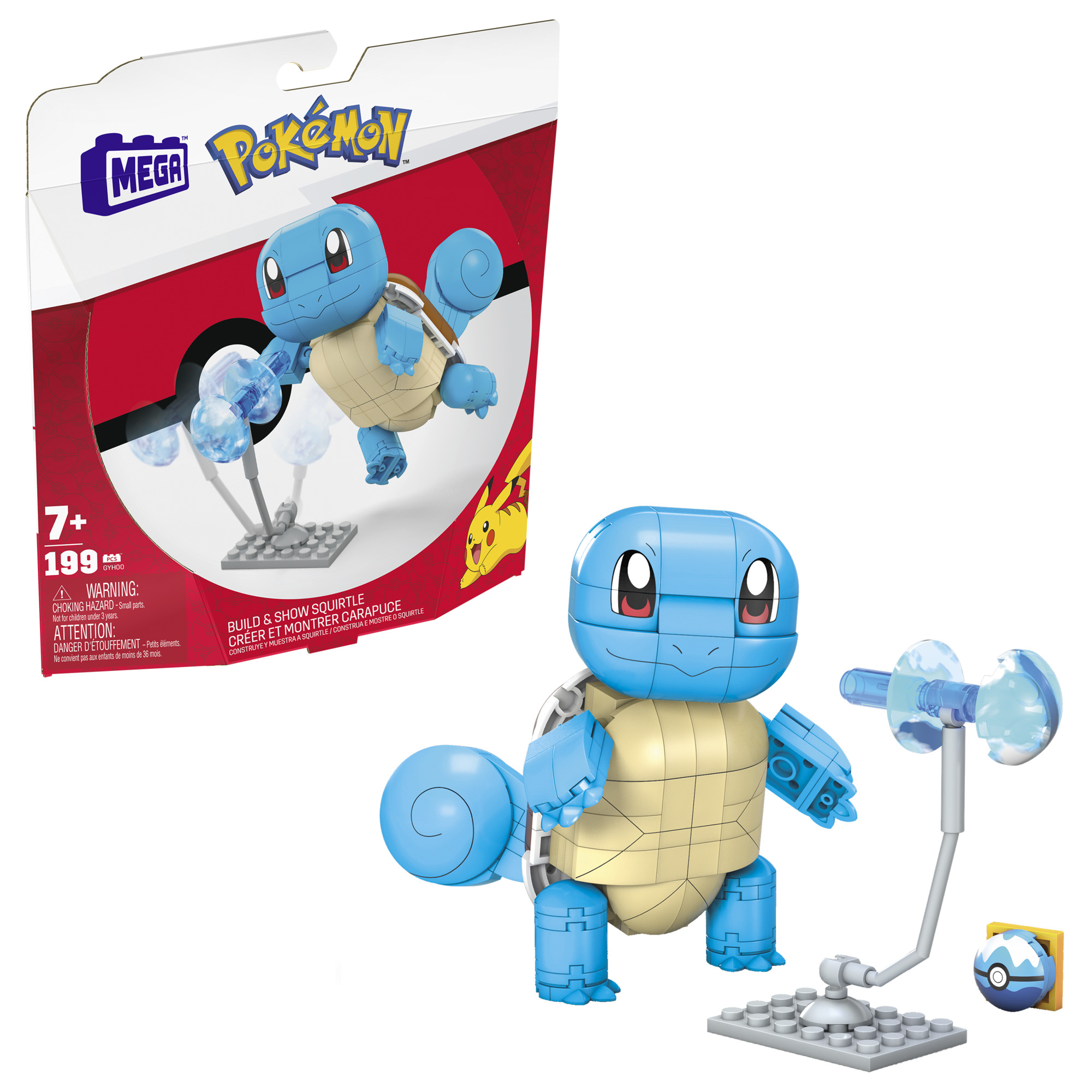 MEGA construx postav a vystav si Pokémona - Squirtle Mattel