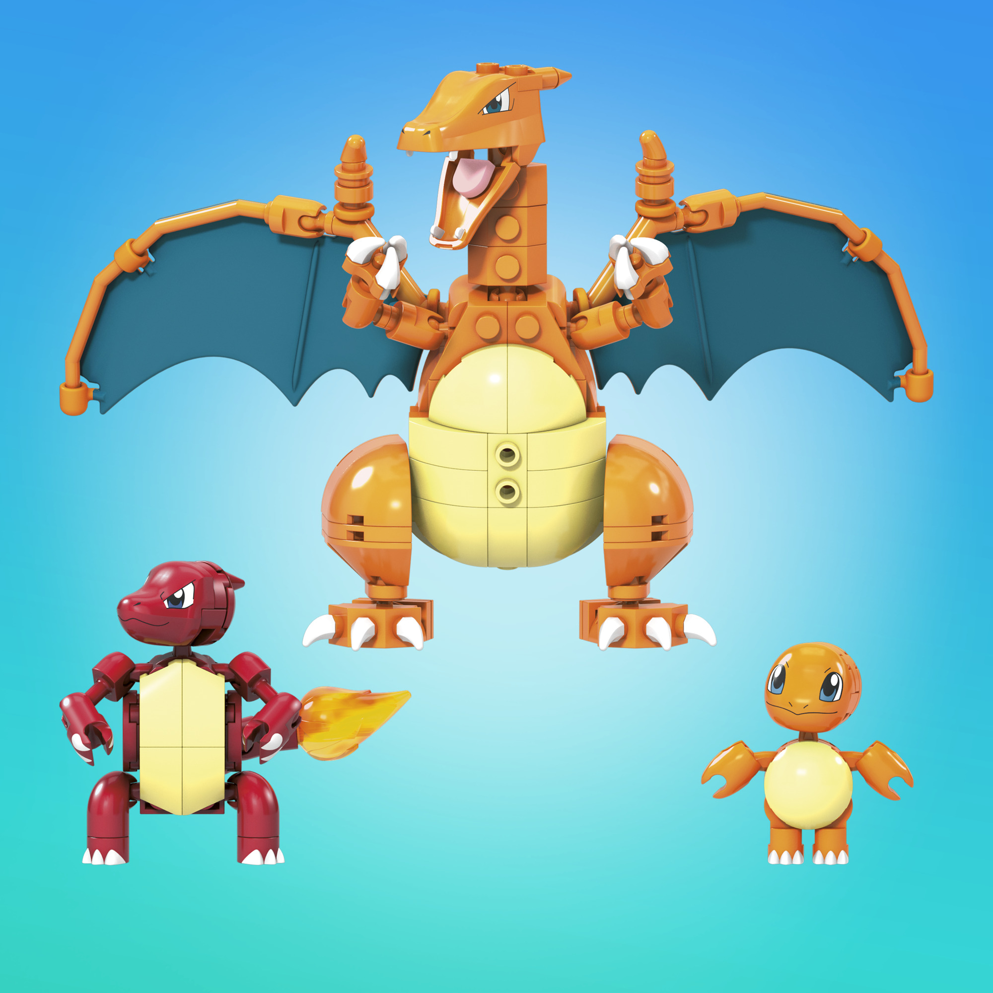 MEGA Pokémon evolučný set - Charmander Mattel