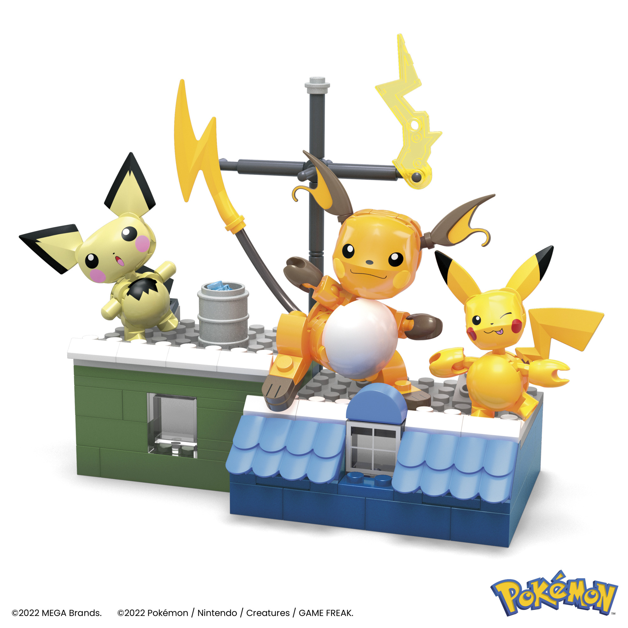 MEGA Pokémon evolučný set - Pikachu Mattel