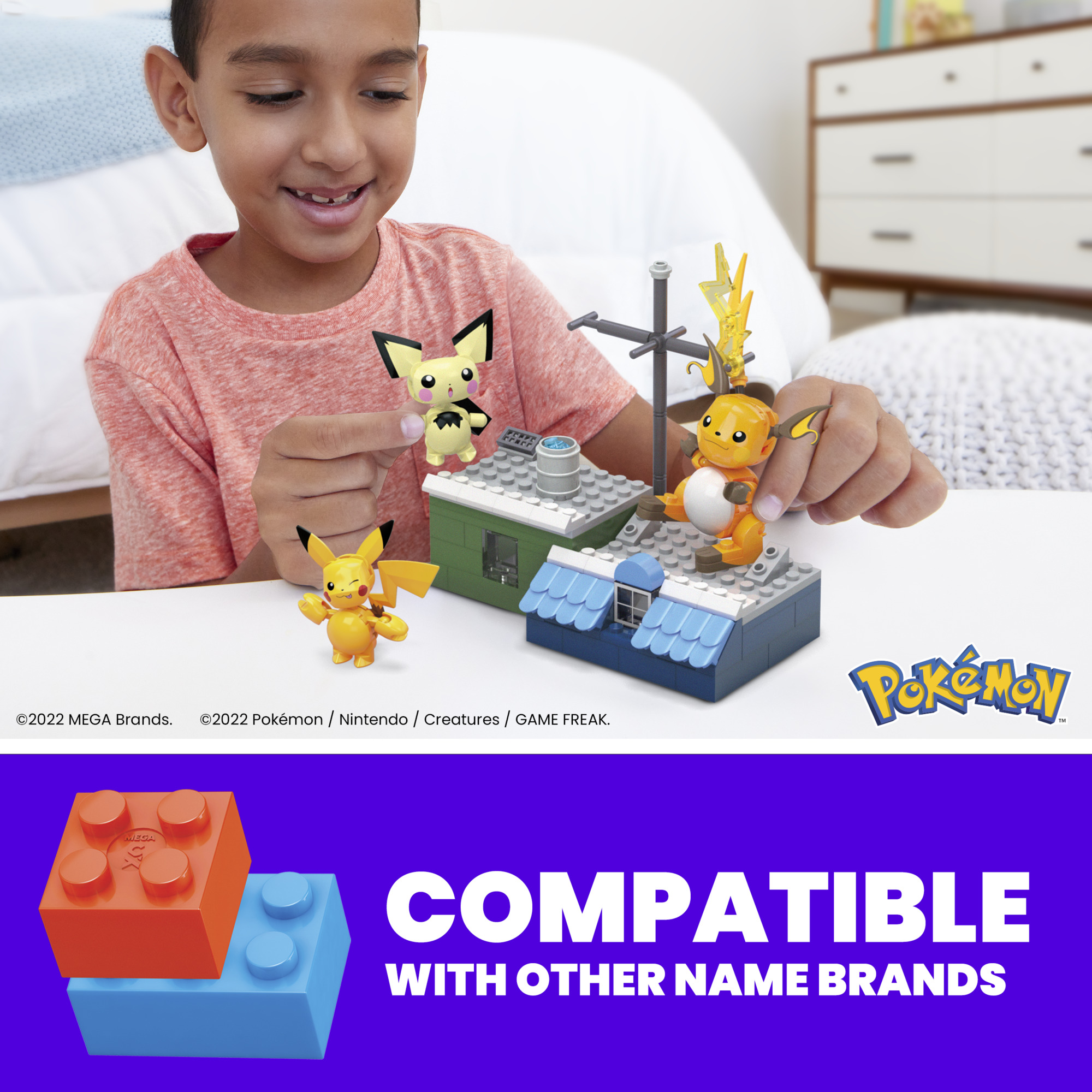 MEGA Pokémon evolučný set - Pikachu Mattel