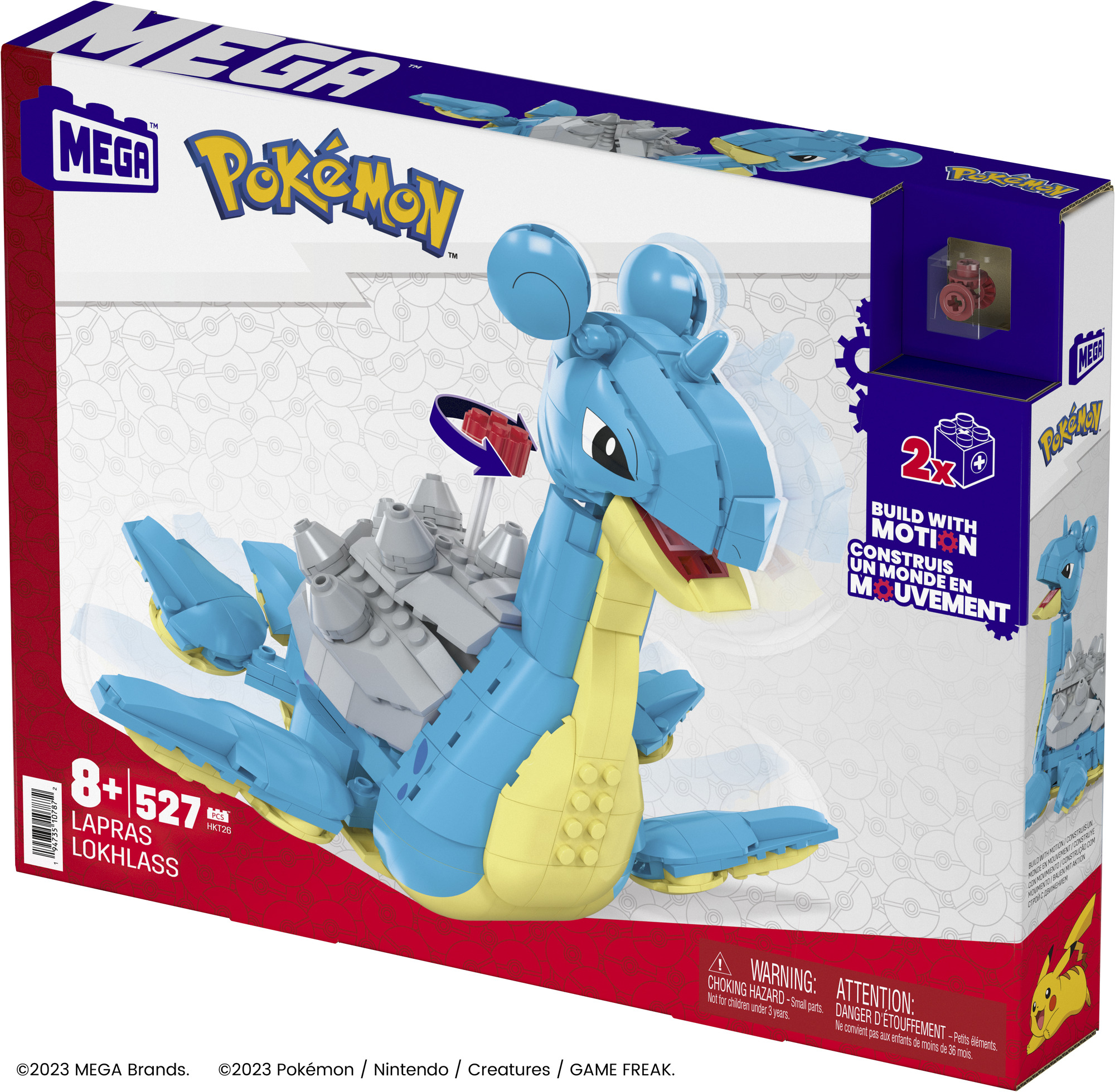 MEGA Pokémon pohyblivý Lapras Mattel