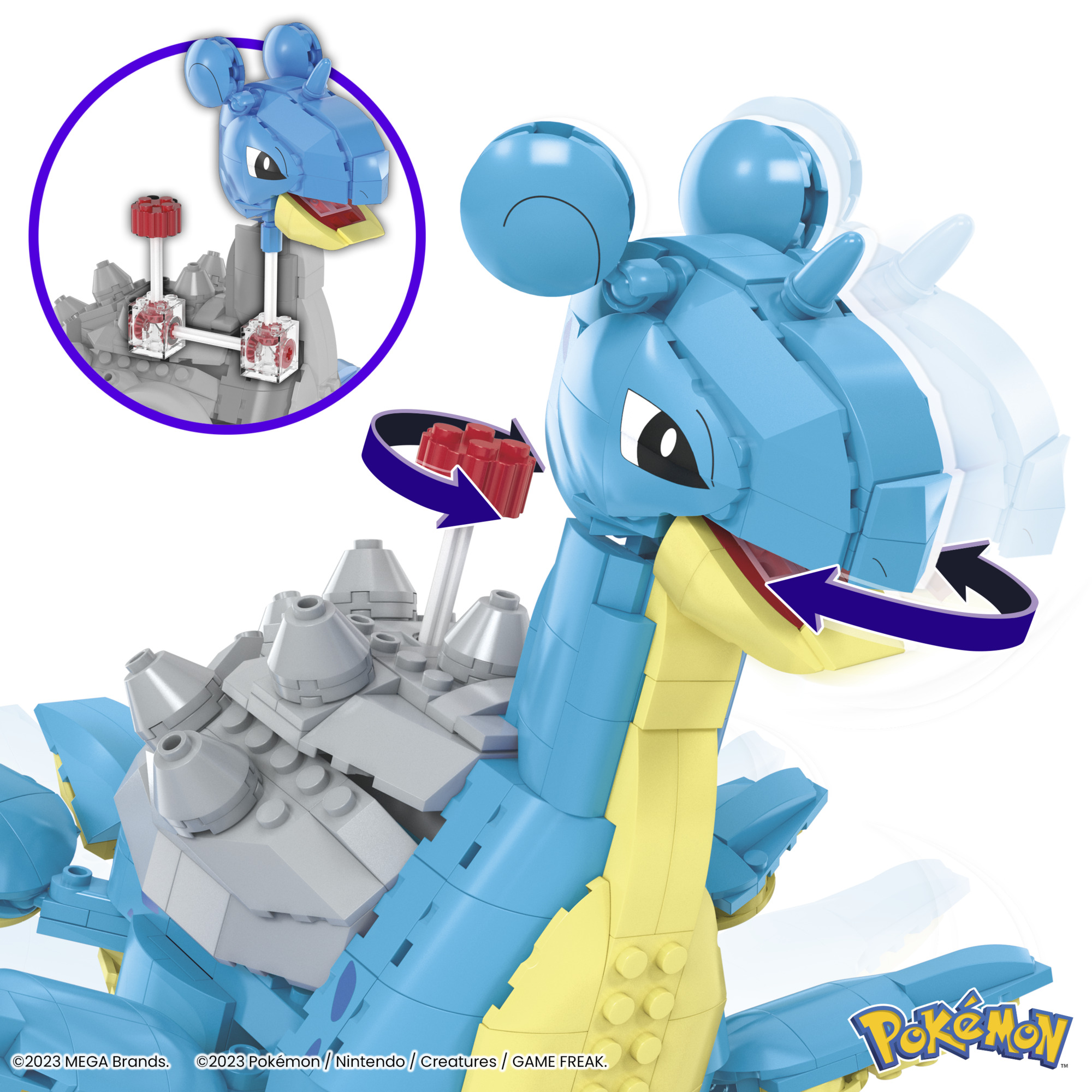 MEGA Pokémon pohyblivý Lapras Mattel