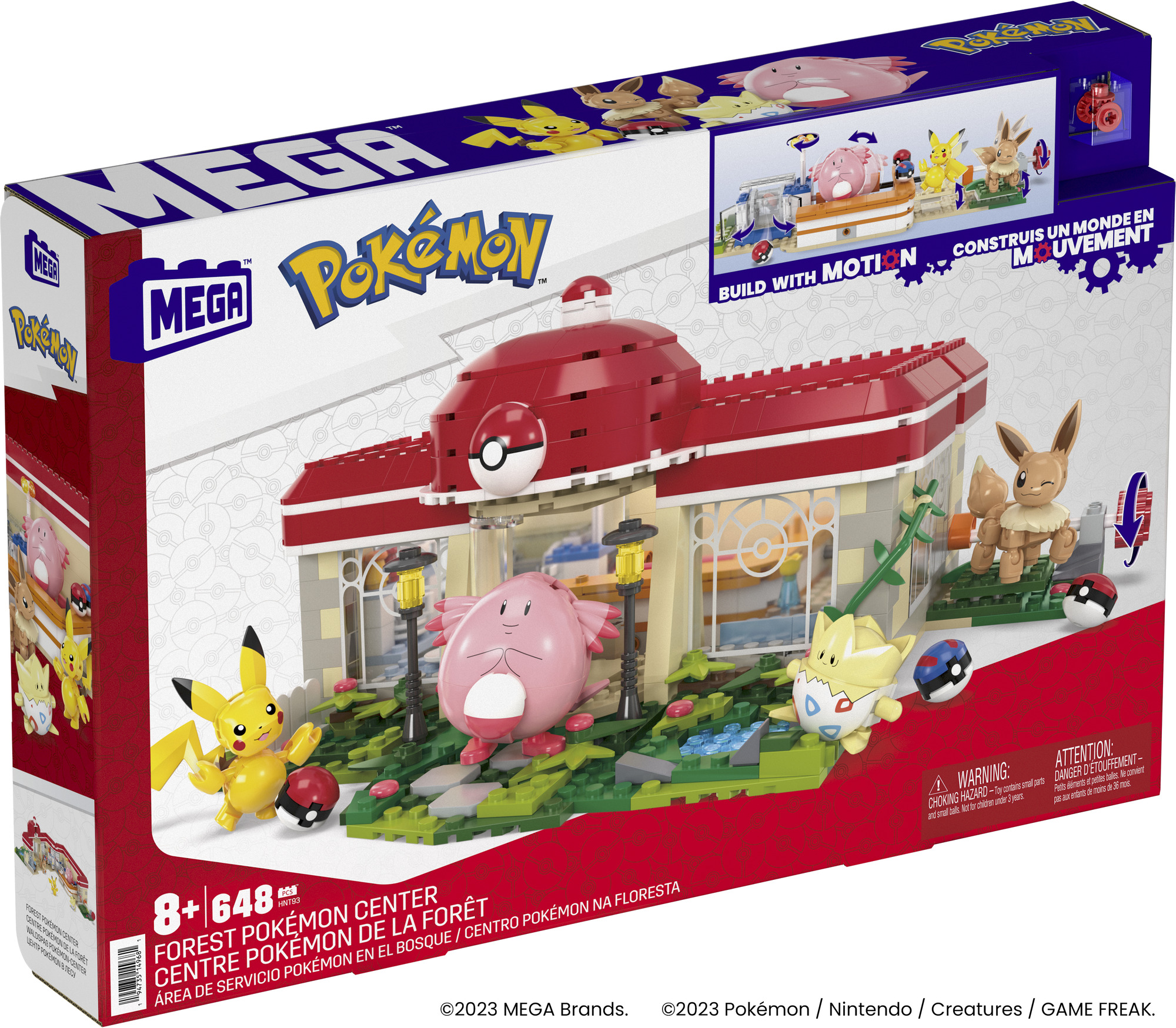 MEGA Pokémon pohyblivé centrum Pokémonov Mattel