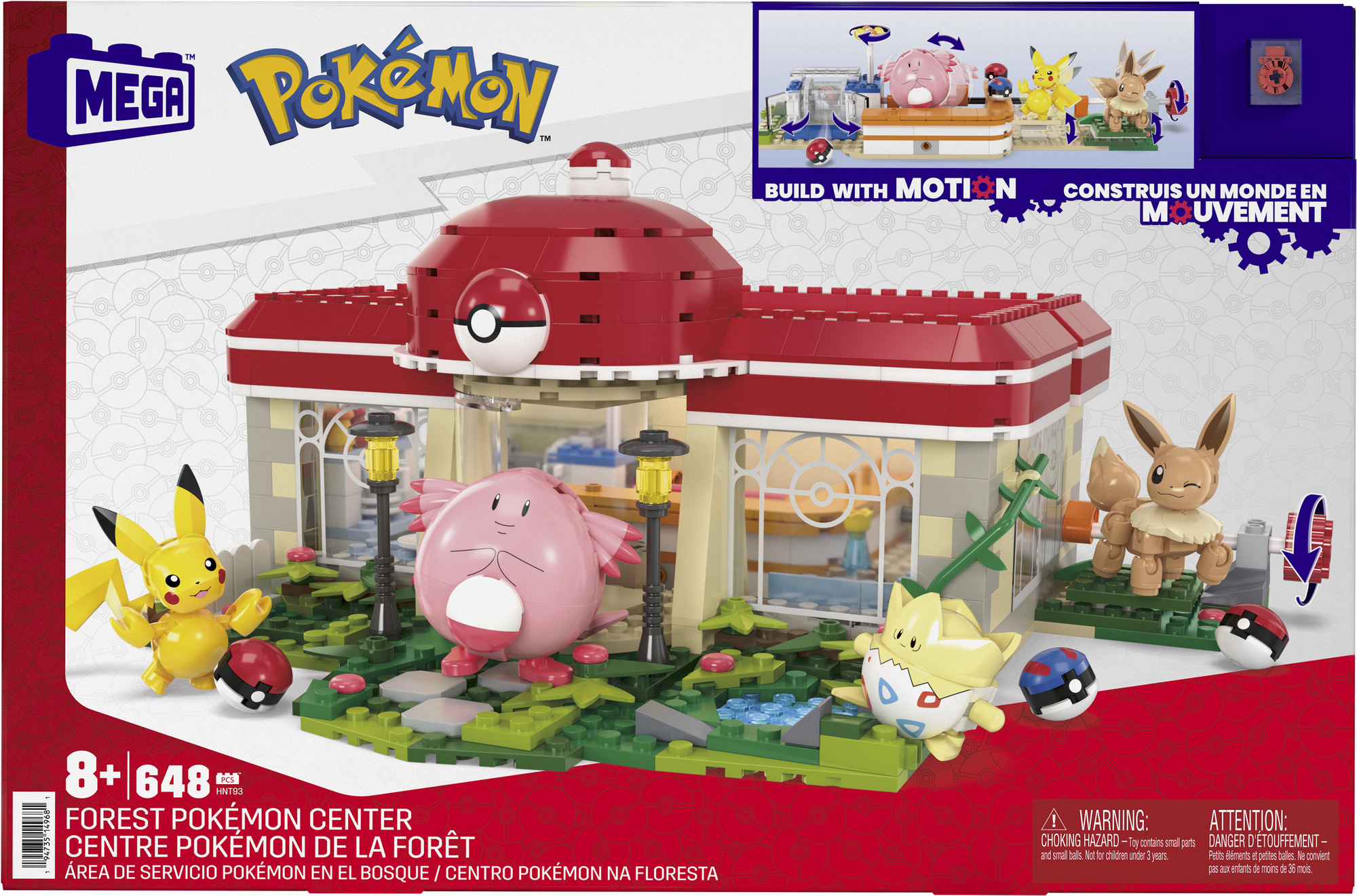 MEGA Pokémon pohyblivé centrum Pokémonov Mattel