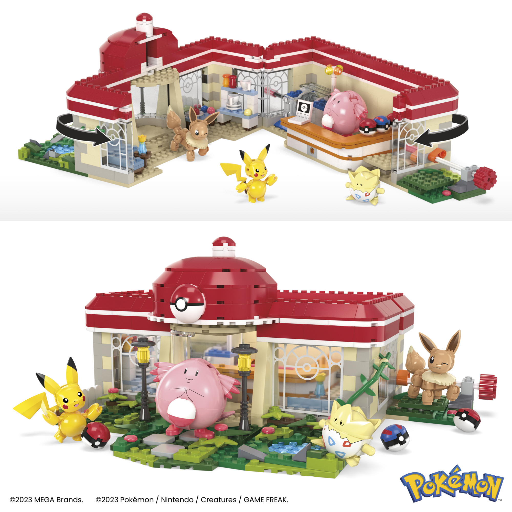 MEGA Pokémon pohyblivé centrum Pokémonov Mattel
