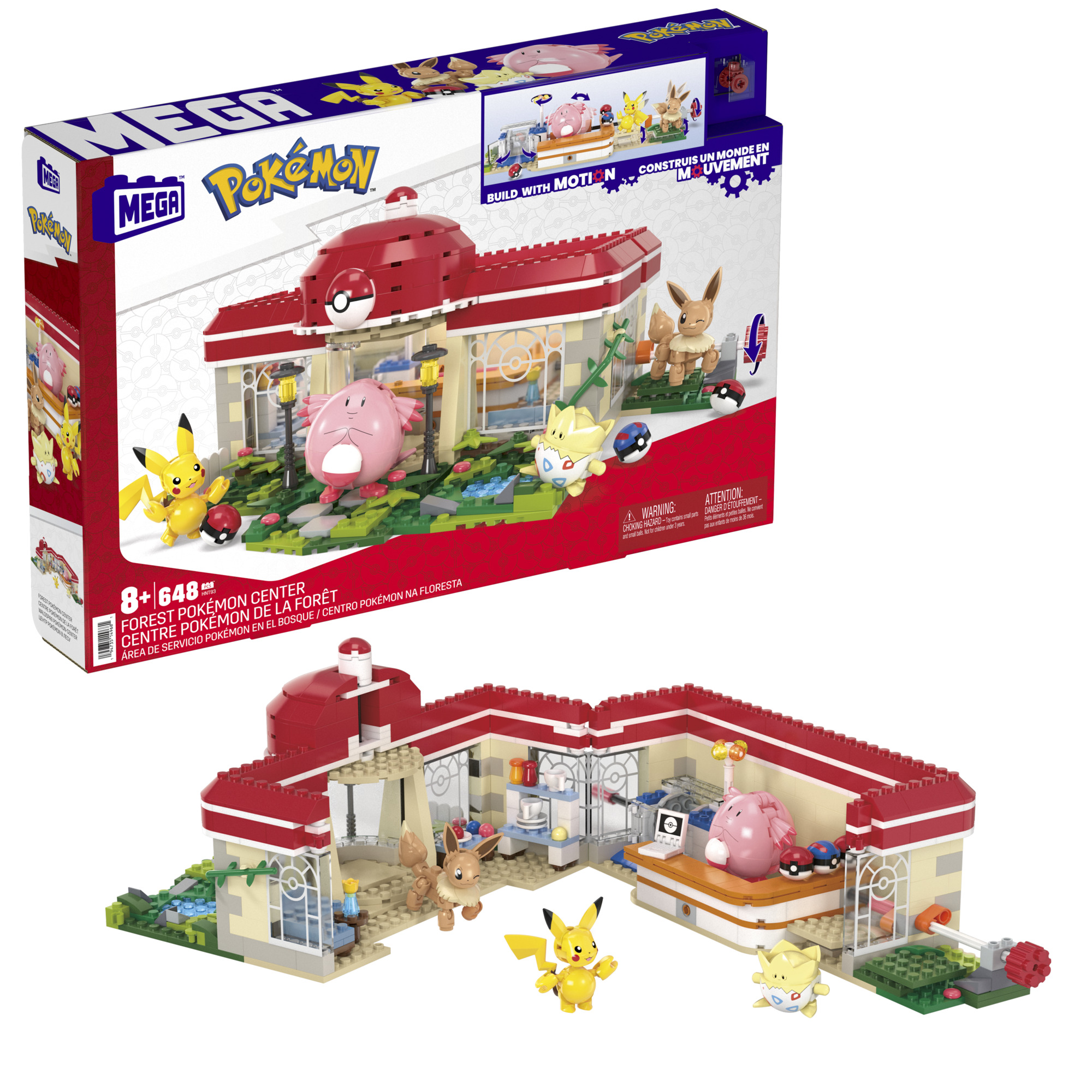 MEGA Pokémon pohyblivé centrum Pokémonov Mattel