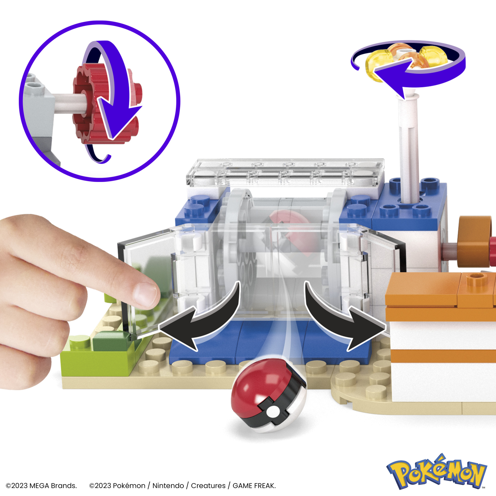 MEGA Pokémon pohyblivé centrum Pokémonov Mattel