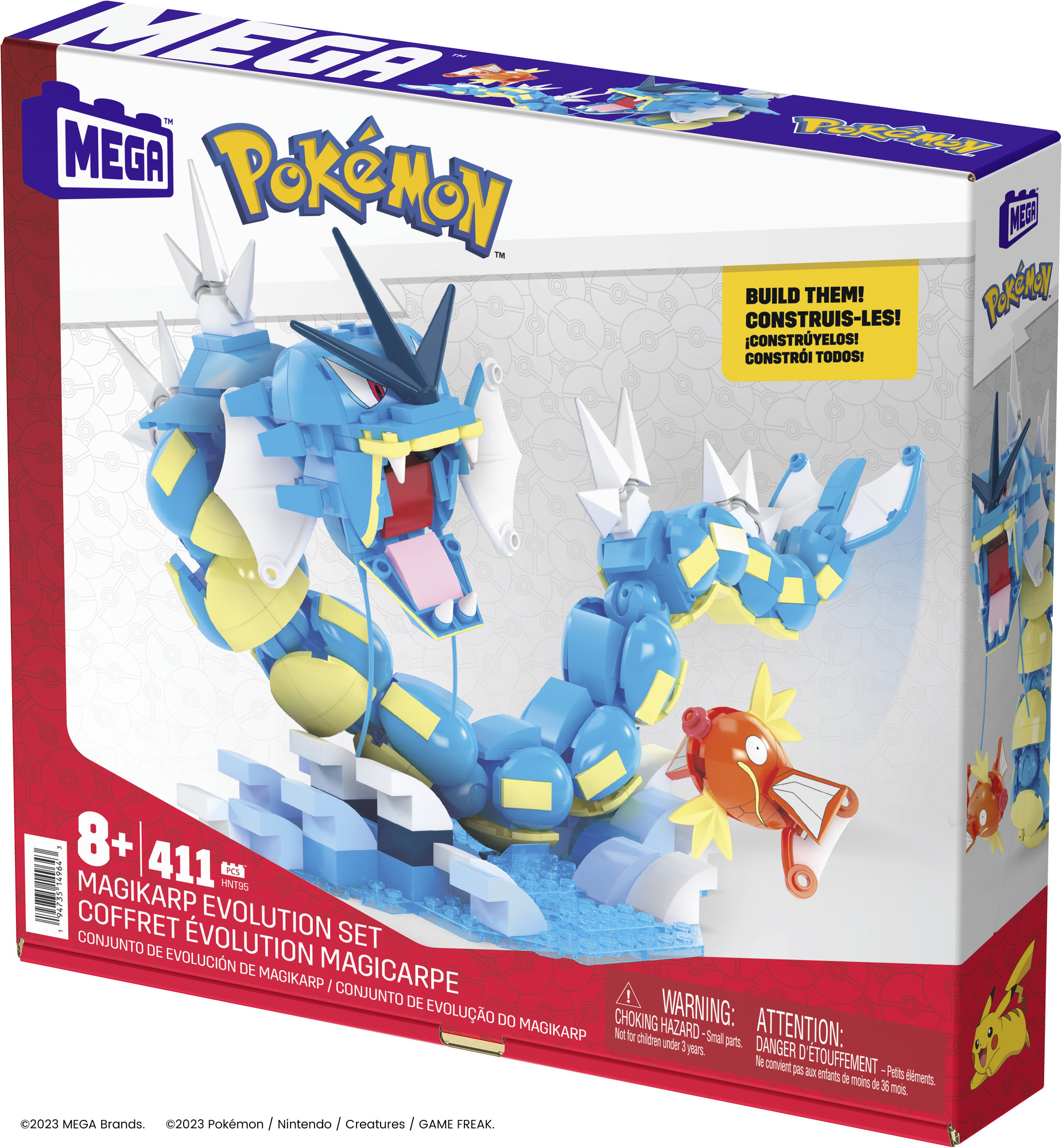 MEGA Pokémon evolučný set - Magikarp Mattel
