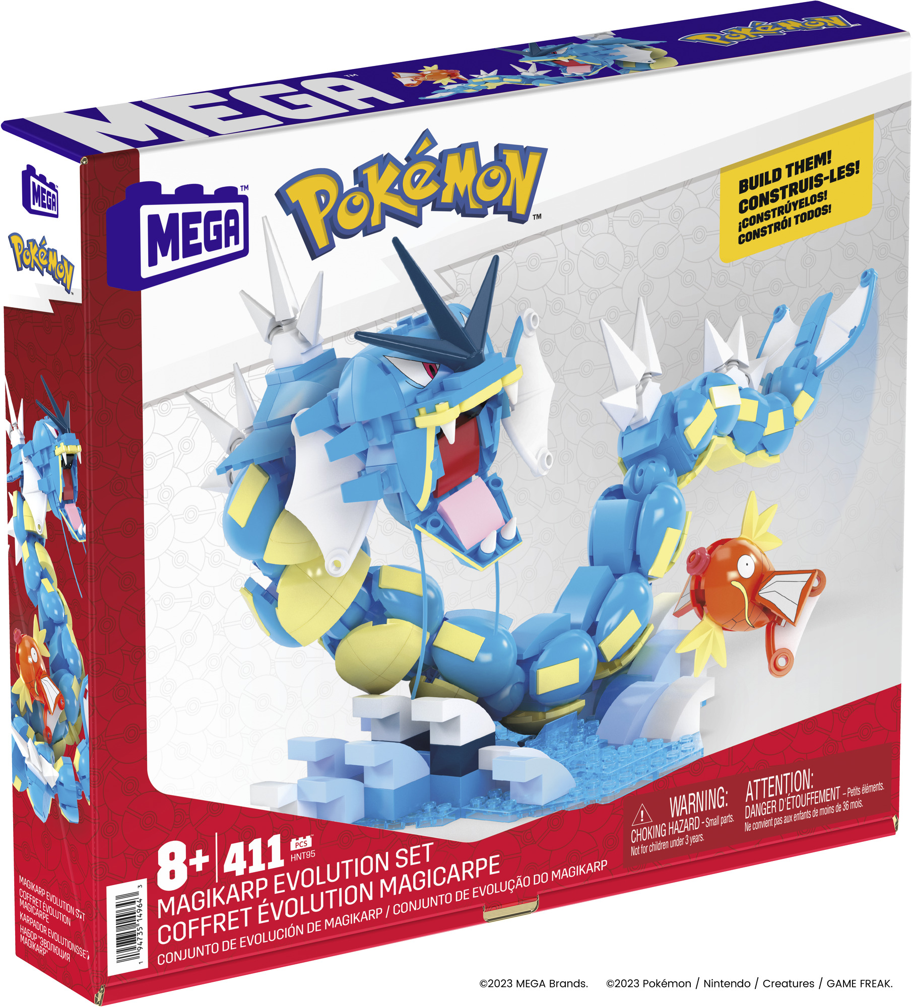 MEGA Pokémon evolučný set - Magikarp Mattel