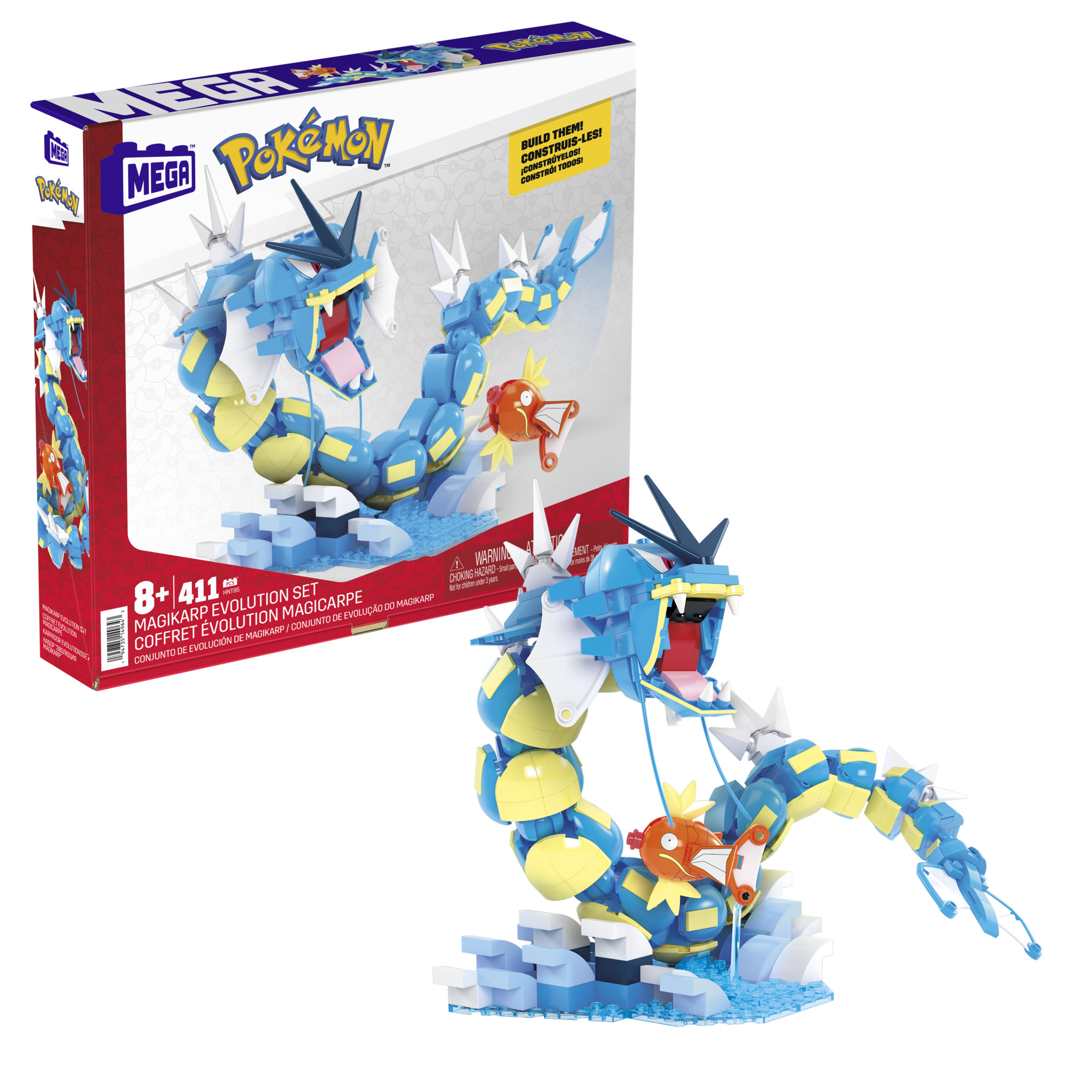 MEGA Pokémon evolučný set - Magikarp Mattel