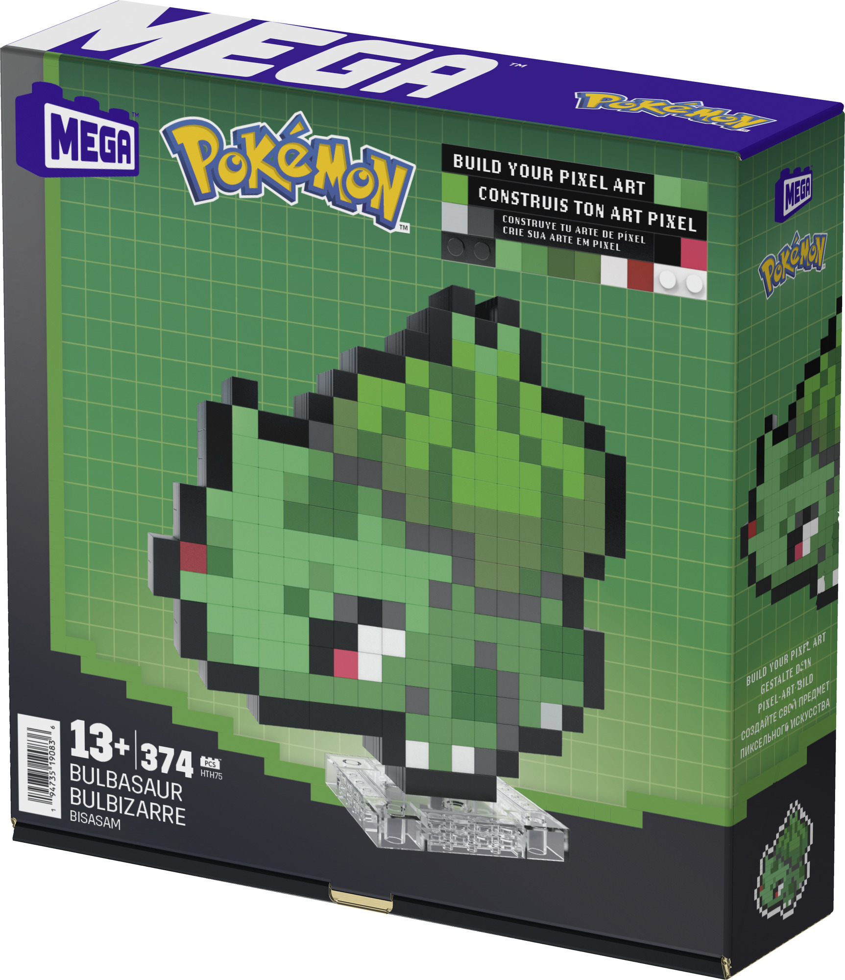 MEGA Pokémon pixel art - Bulbusaur Mattel