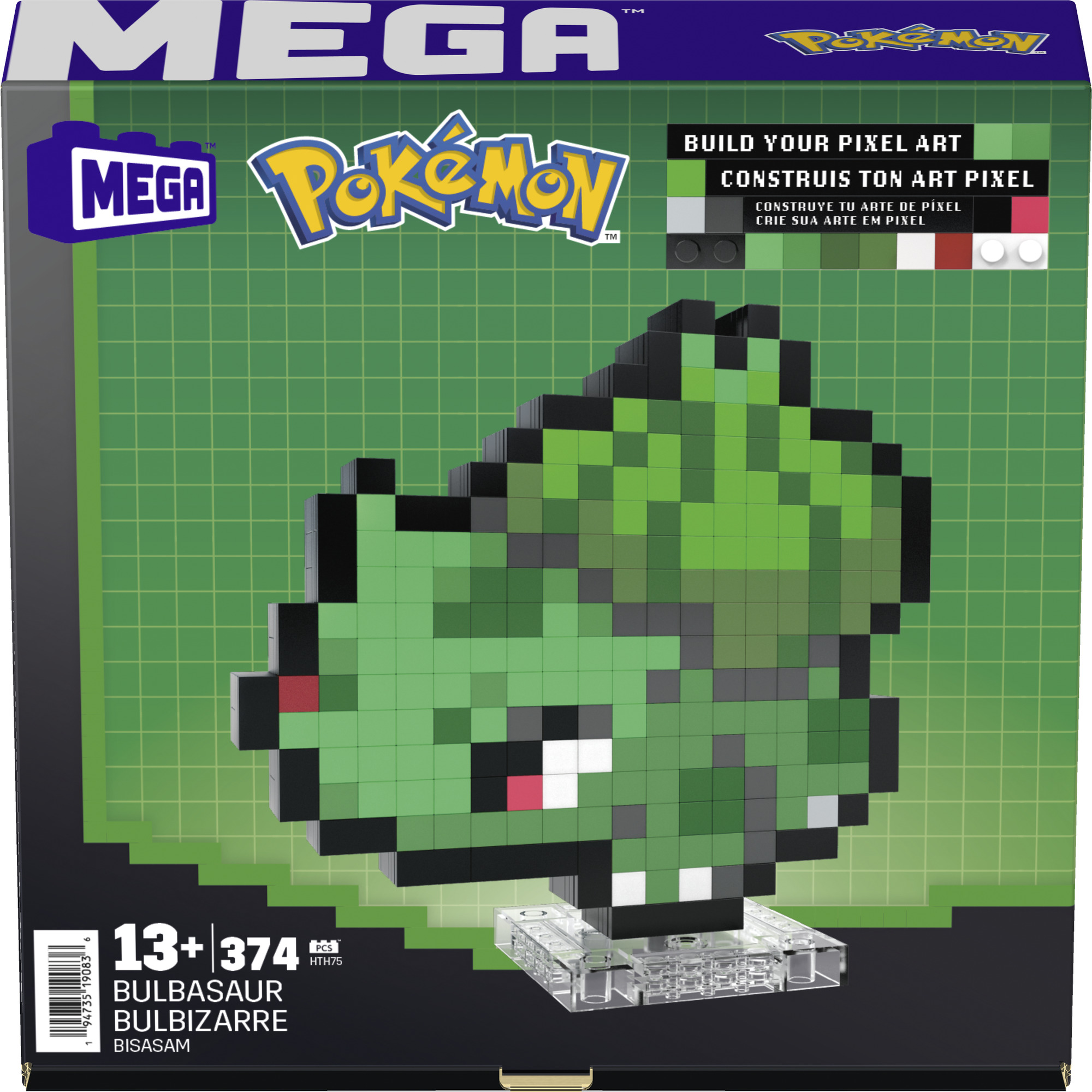 MEGA Pokémon pixel art - Bulbusaur Mattel