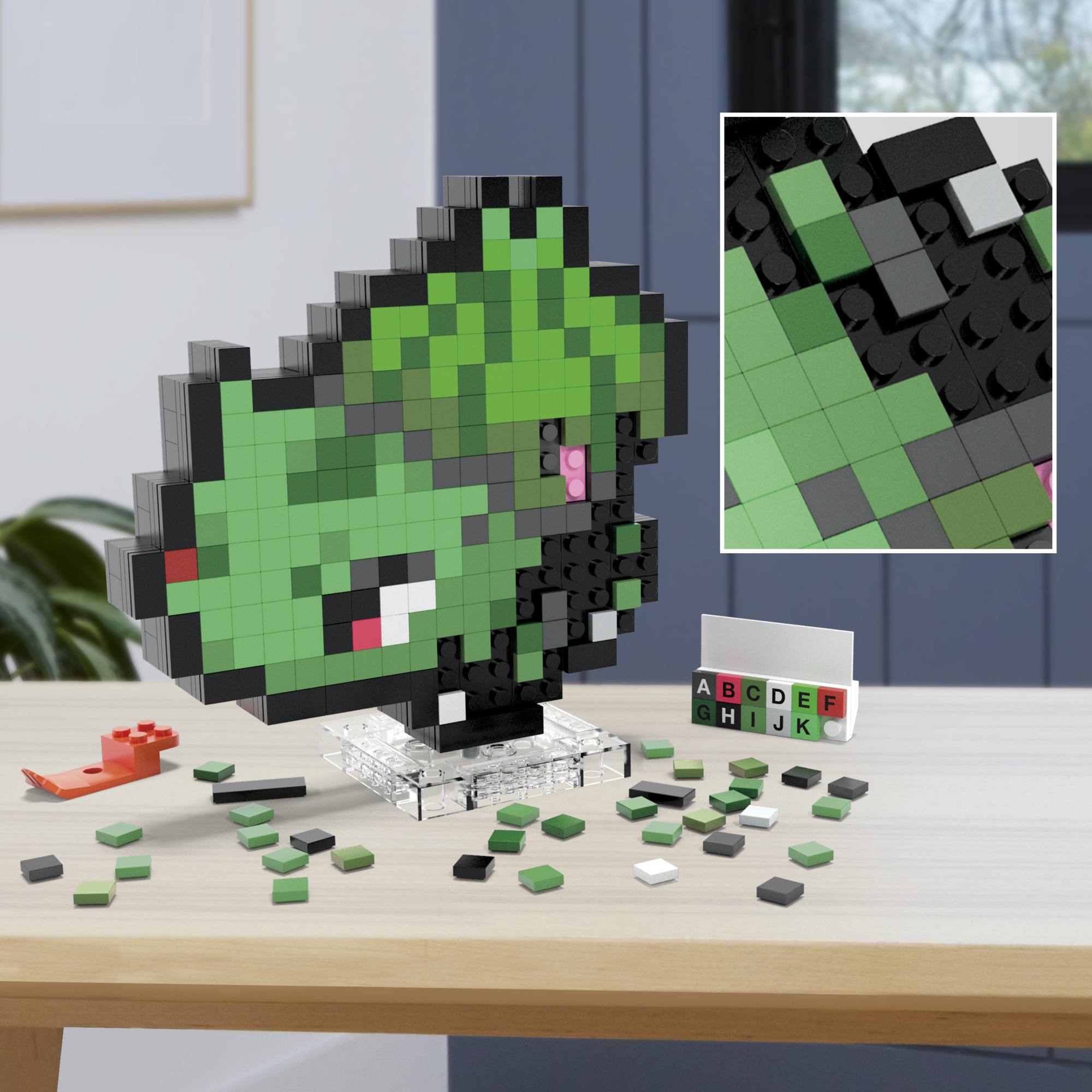 MEGA Pokémon pixel art - Bulbusaur Mattel
