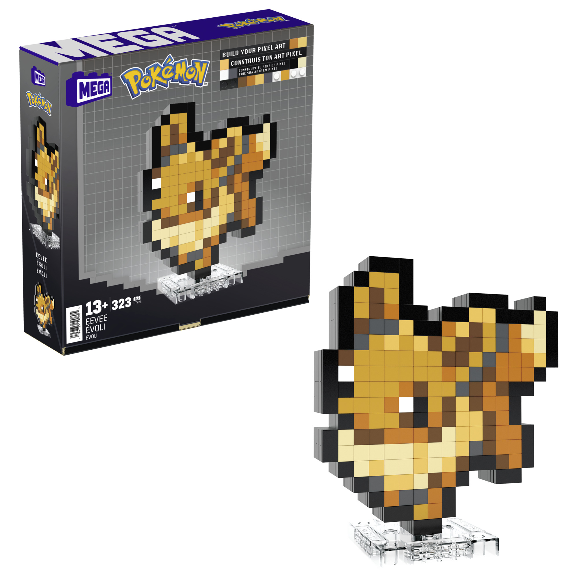MEGA Pokémon pixel art - Eevee Mattel