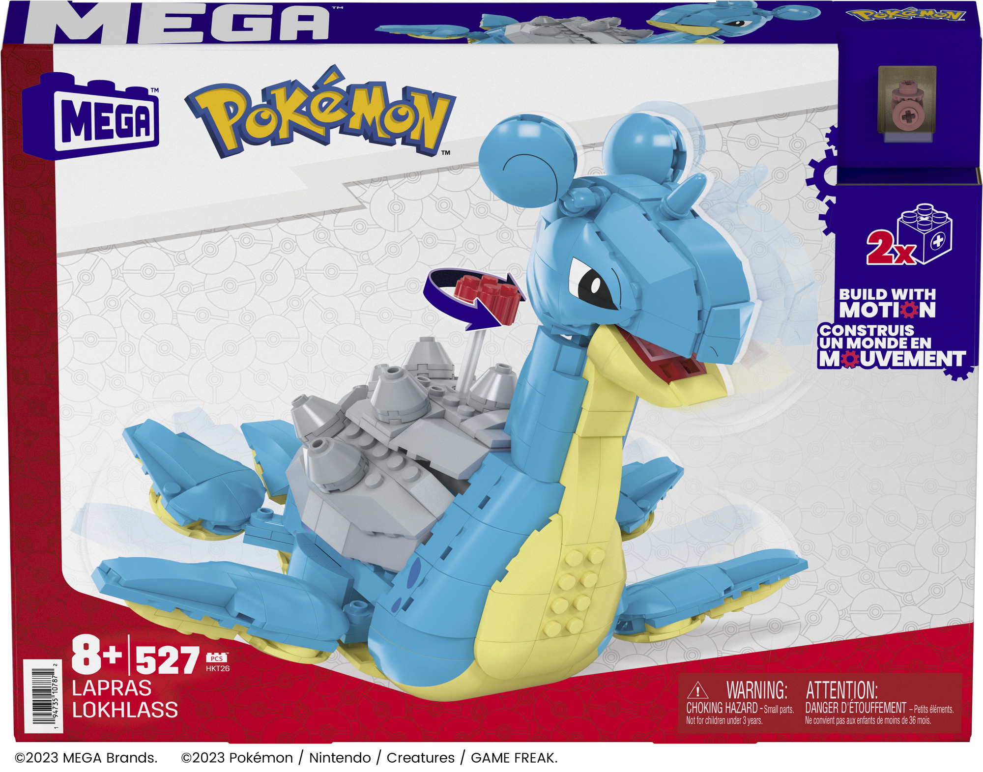 MEGA Pokémon pohyblivý Lapras Mattel