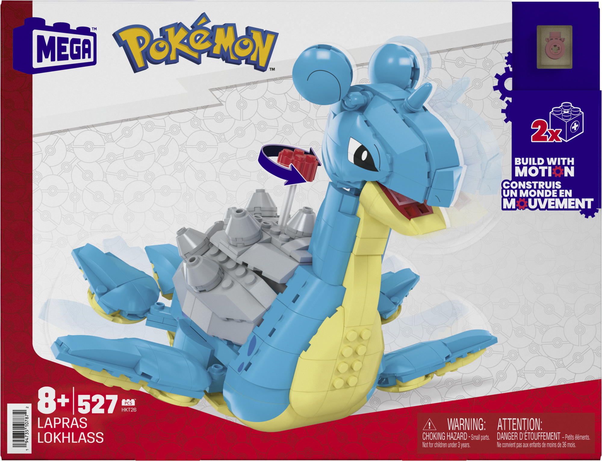 MEGA Pokémon pohyblivý Lapras Mattel