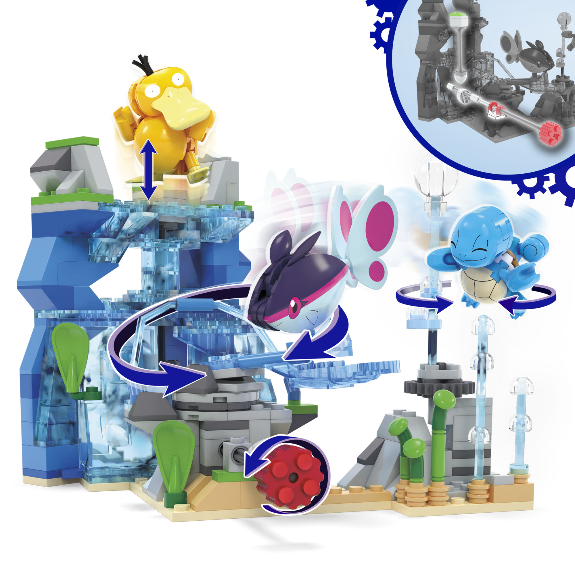 MEGA Pokémon pohyblivé vodné dobrodružstvo Mattel