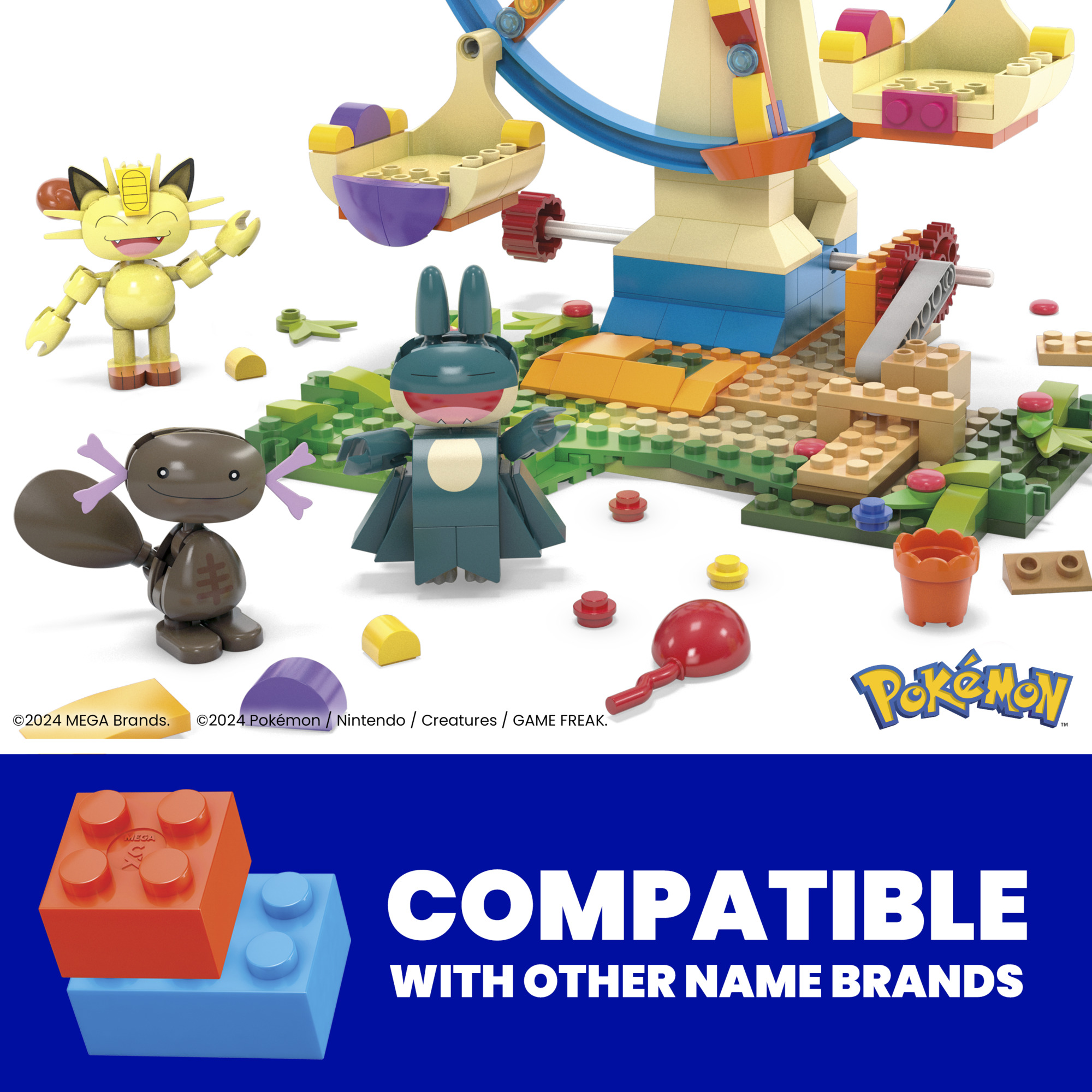 MEGA Pokémon pohyblivé zábavné Ruské koleso Mattel
