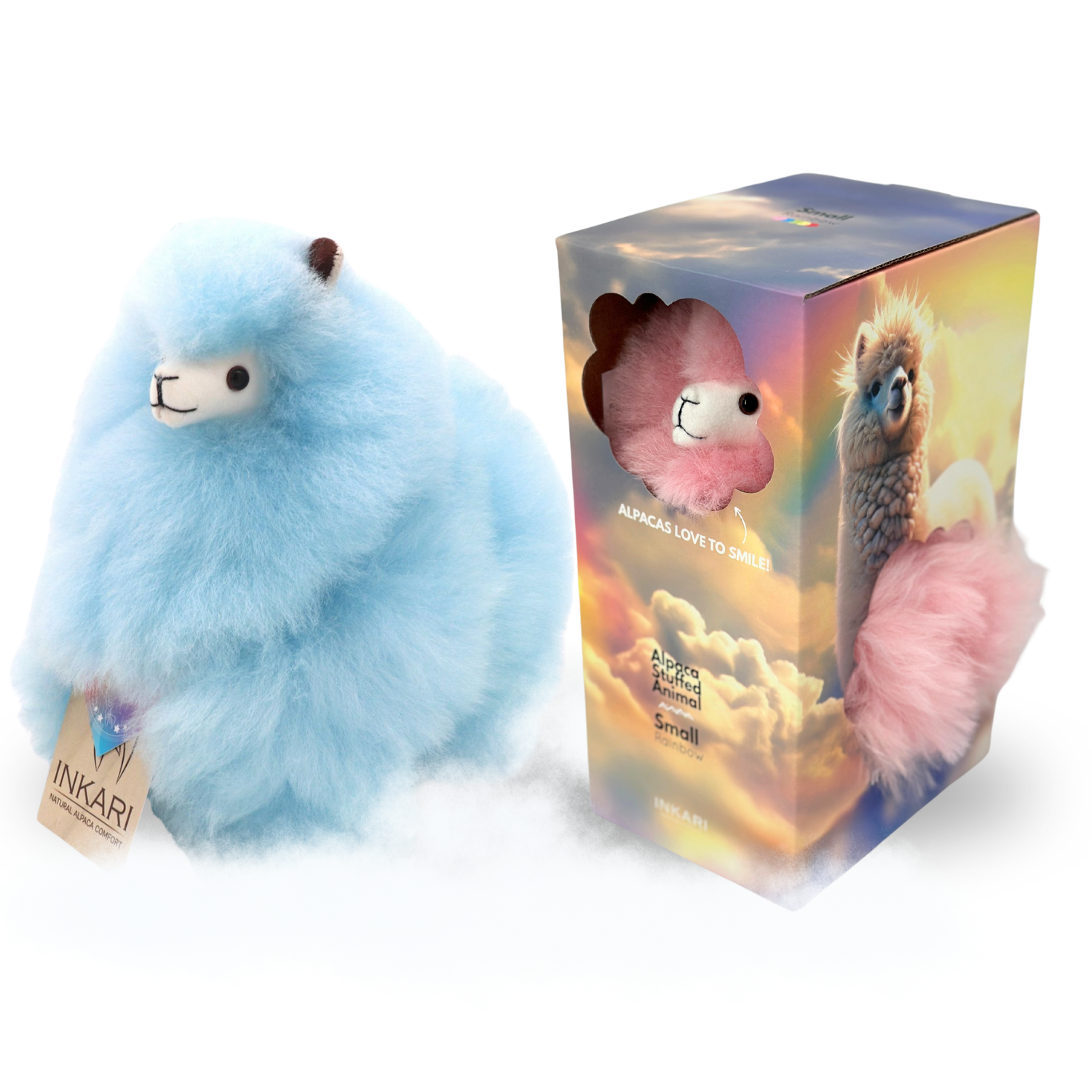 Plyšová hračka Alpaca SMALL Baby Blue 23cm