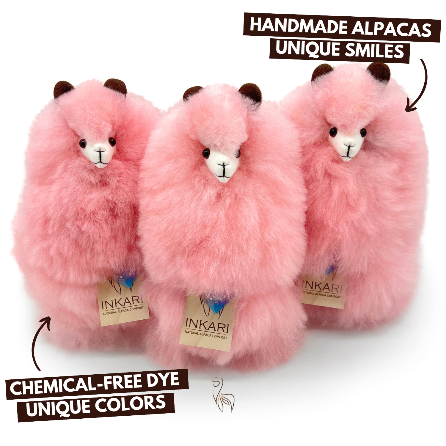 Plyšová hračka Alpaca MEDIUM – COTTON CANDY