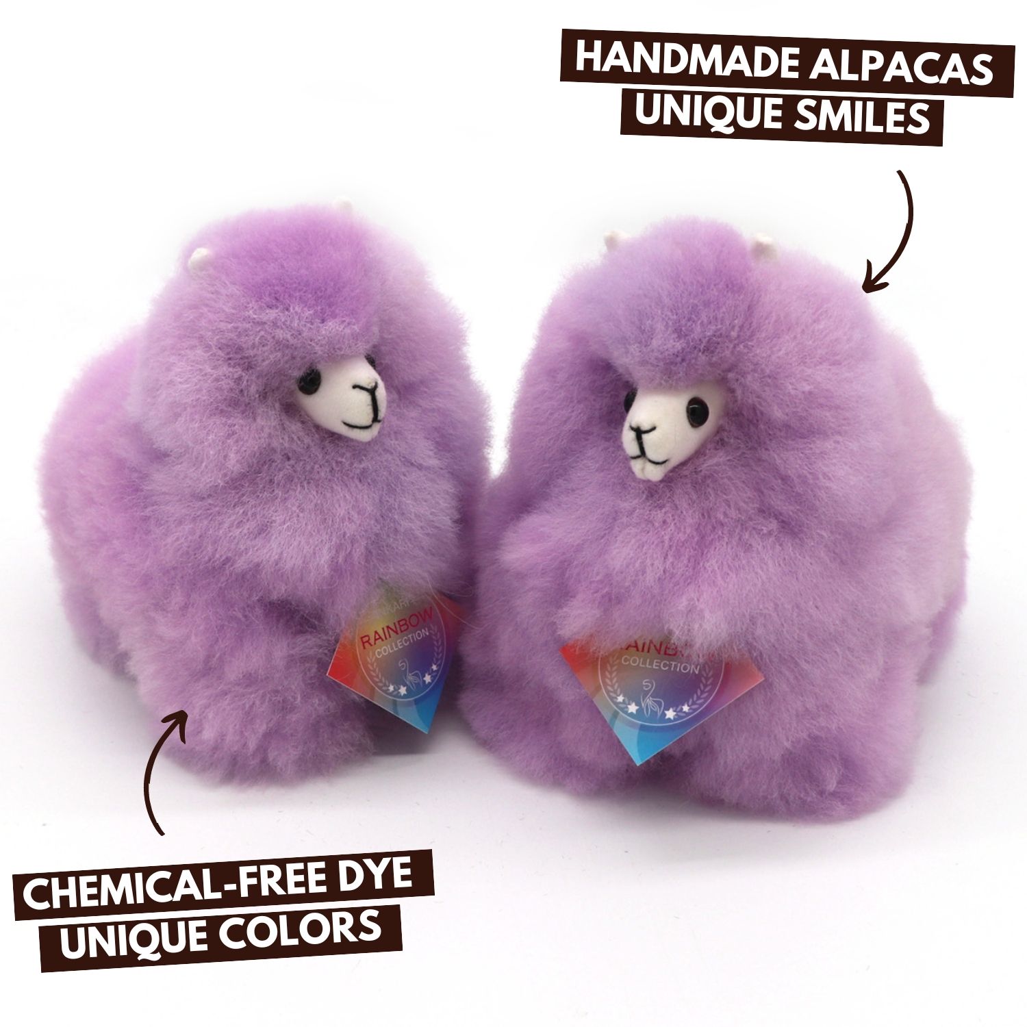 Plyšová hračka Alpaca MINI - VIOLET