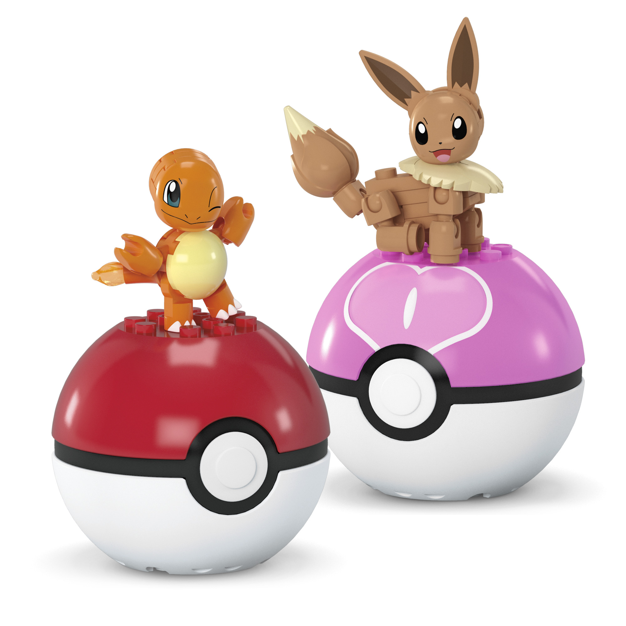 MEGA Pokémon pokéball - Eevee & Charmander Mattel