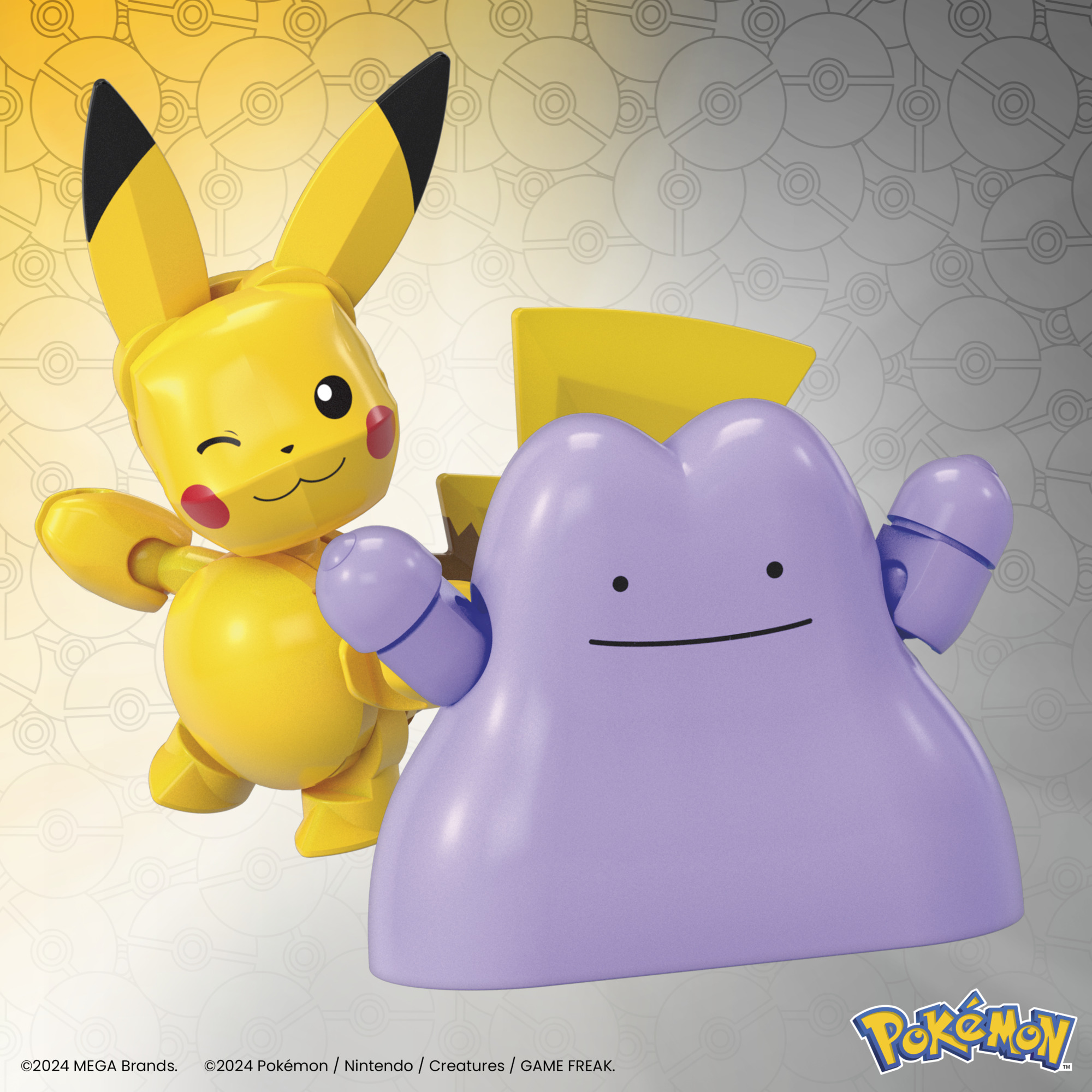 MEGA Pokémon pokéball - Pikachu & Ditto Mattel