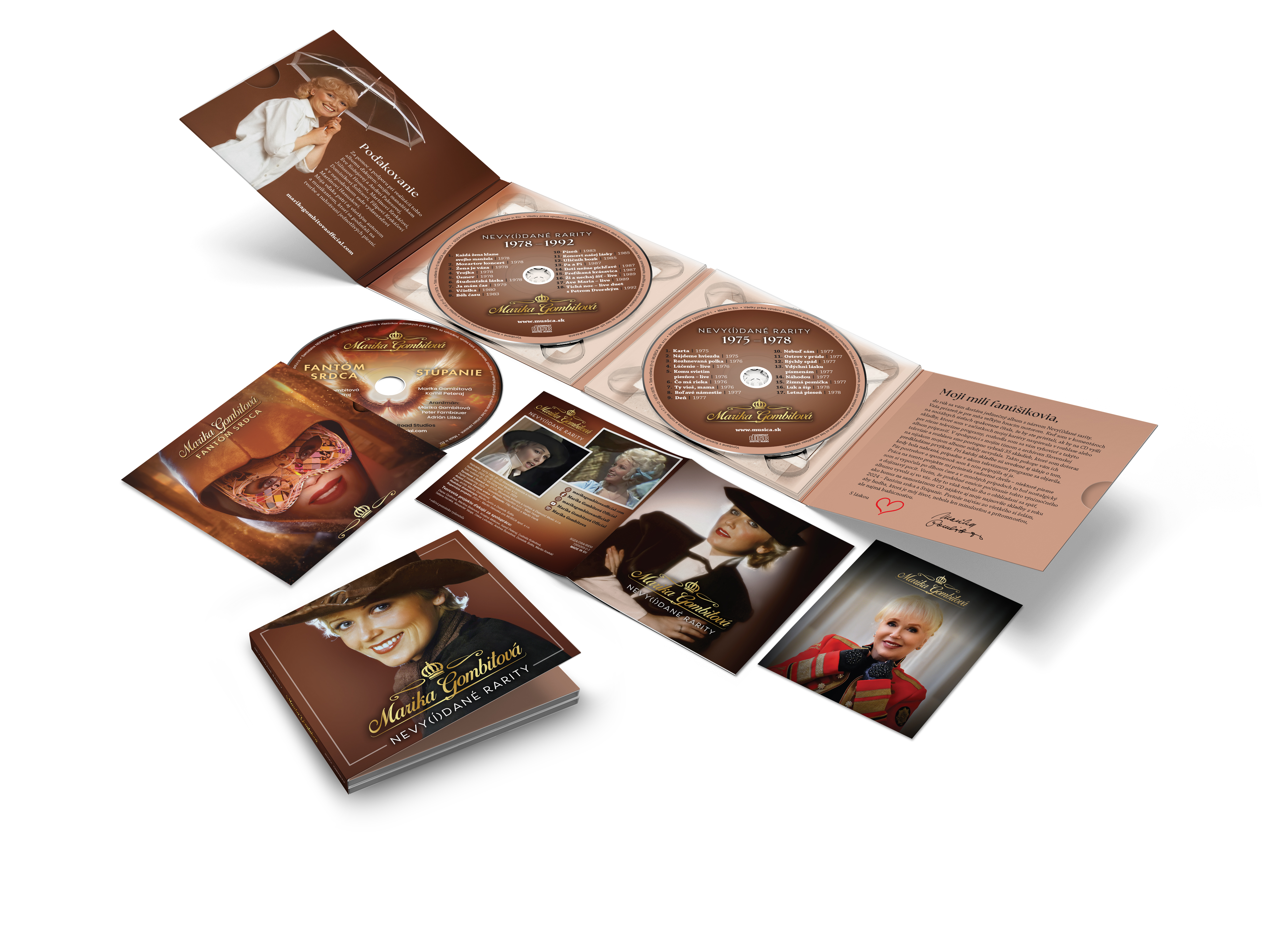 Gombitová Marika - Nevy(í)dané rarity  3CD