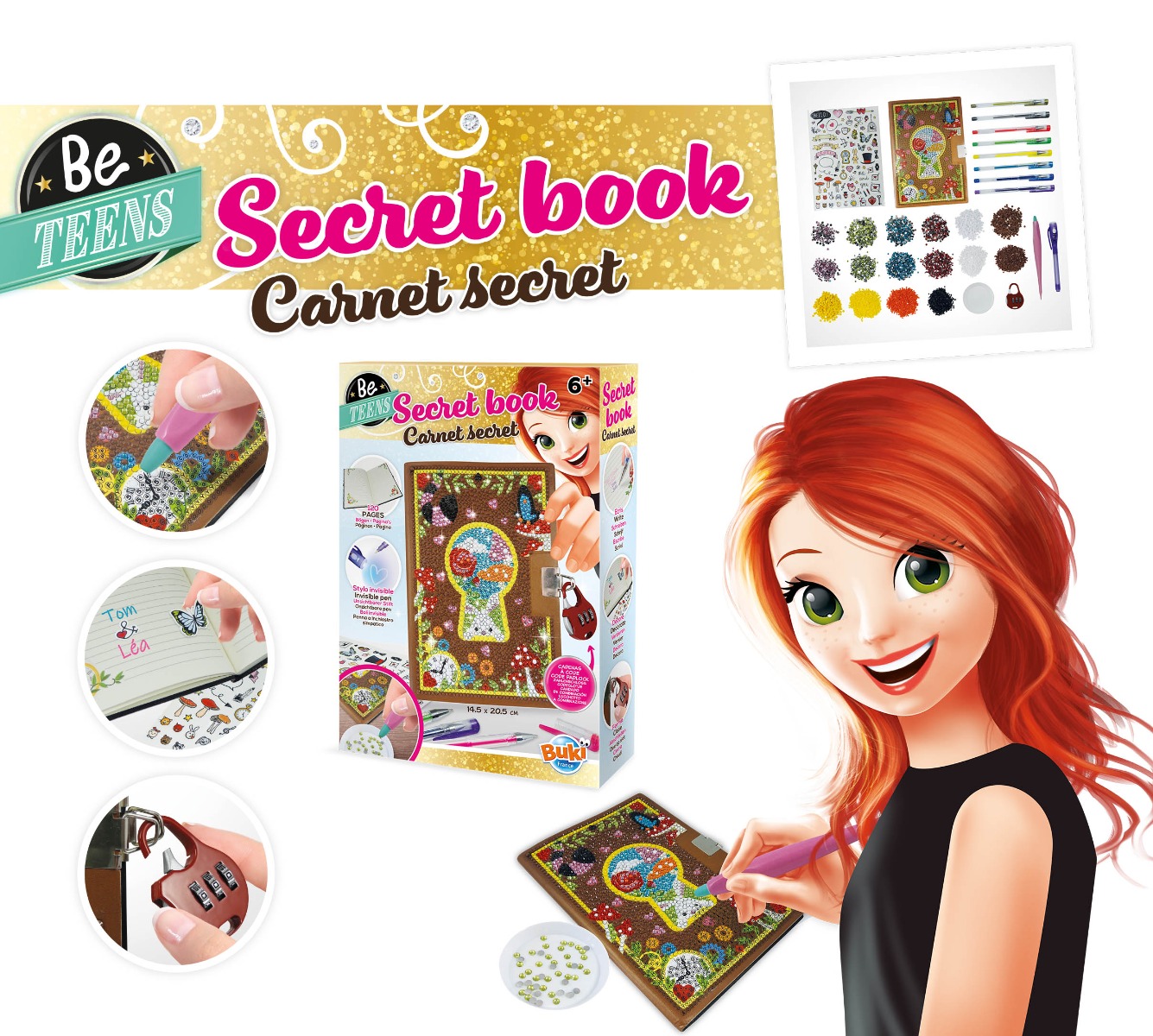 Secret Book Tajomný zápisník na zámok
