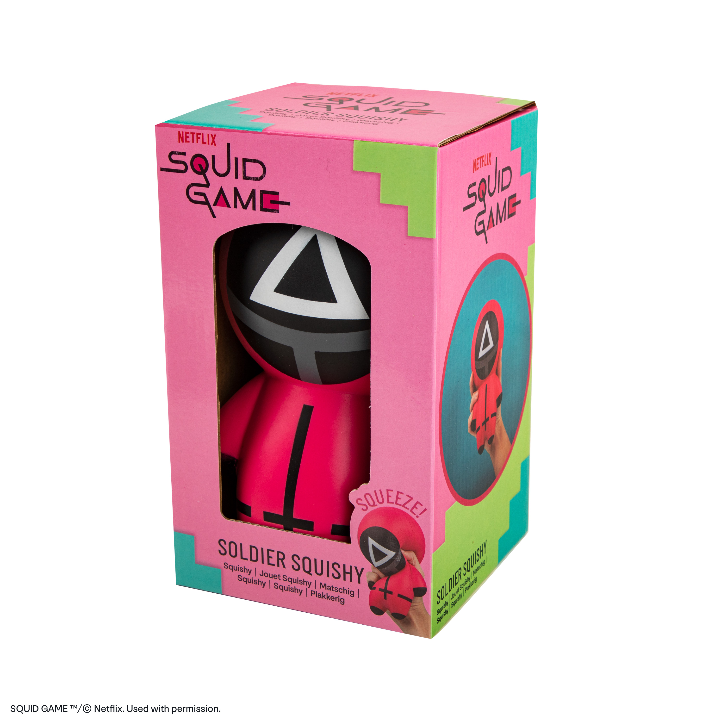 Stláčajúca figúrka Squishy Soldier SQUID GAME