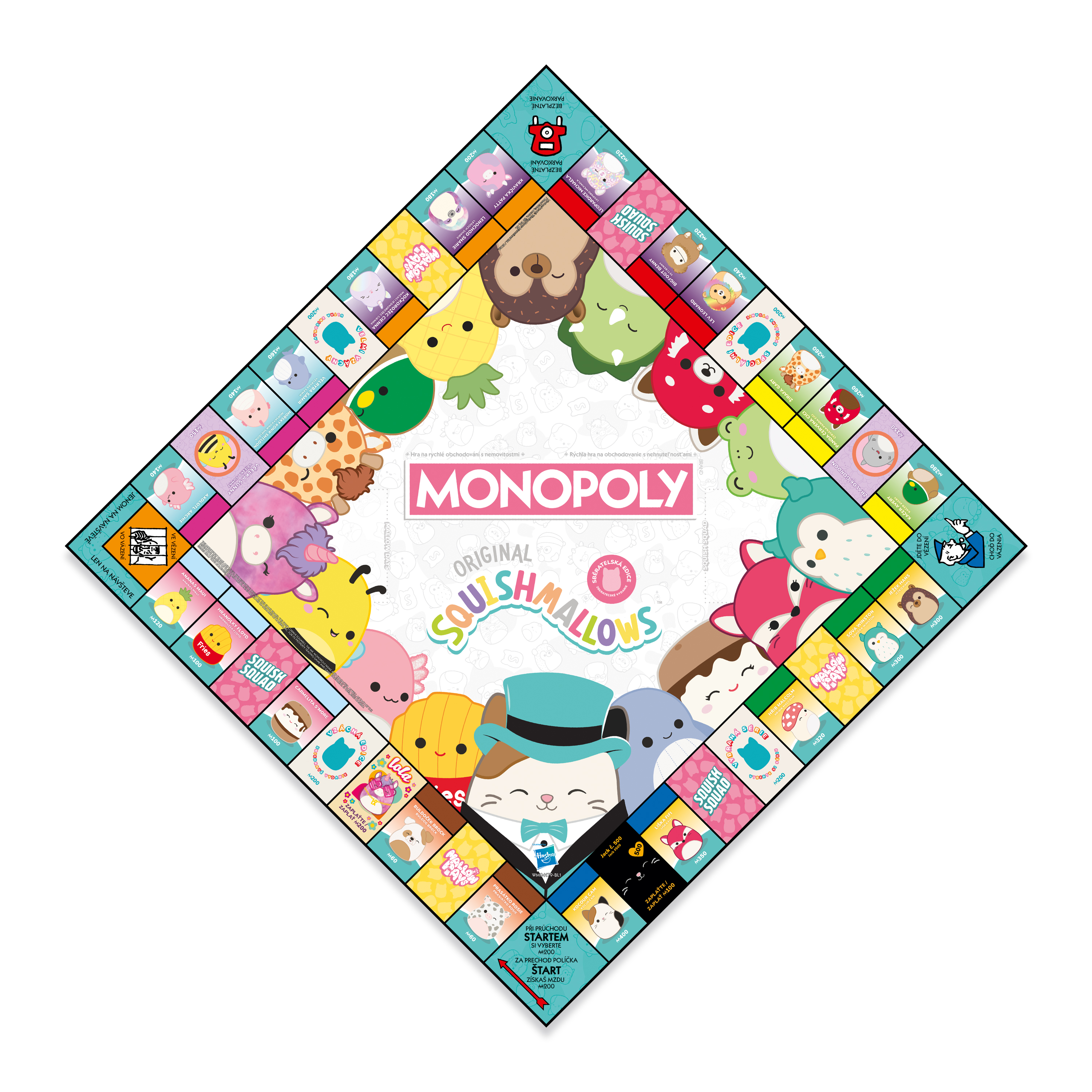 Hra Monopoly Squishmallows CZ/SK