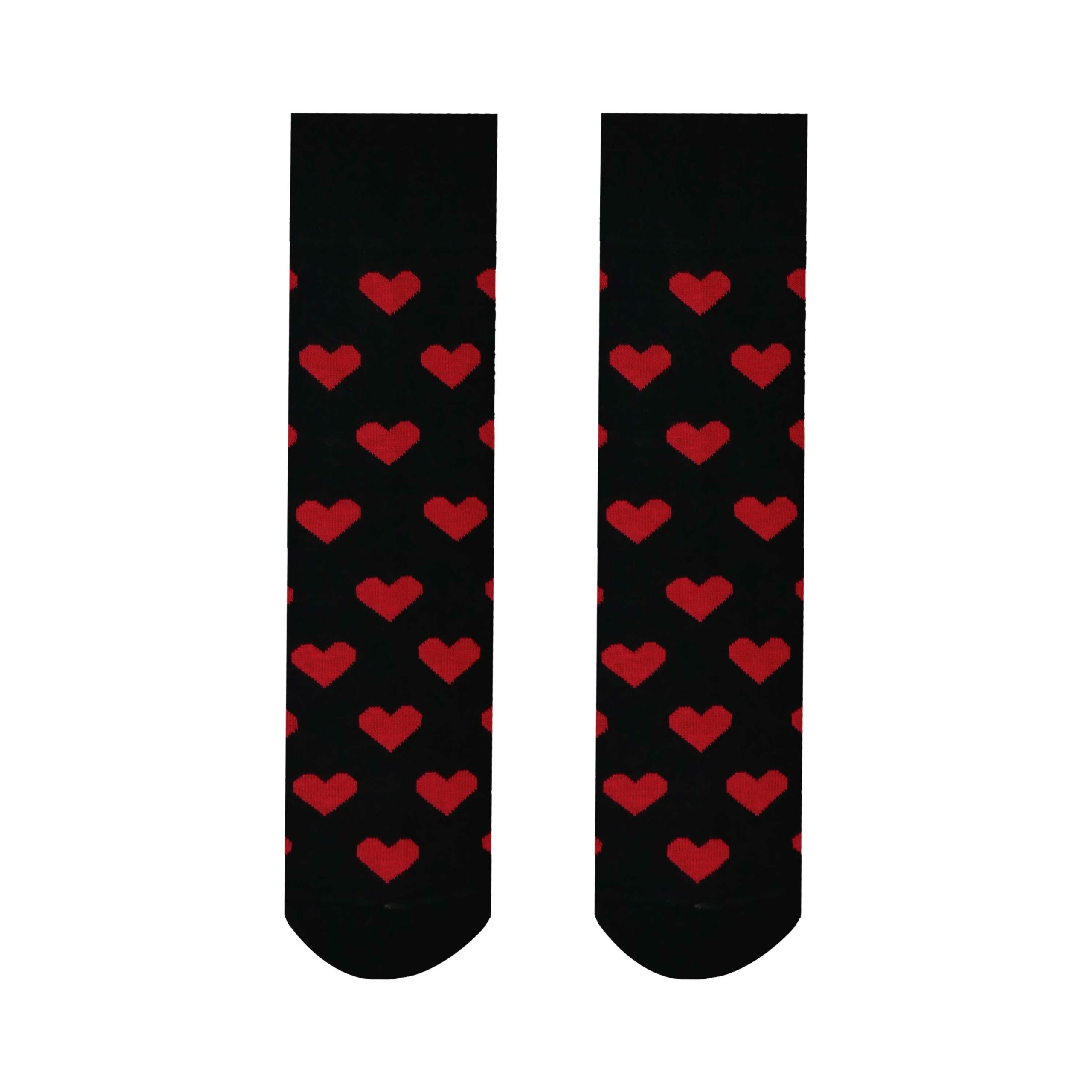 Unisex ponožky Malé srdiečka čierne HestySocks (veľkosť: 43-46)