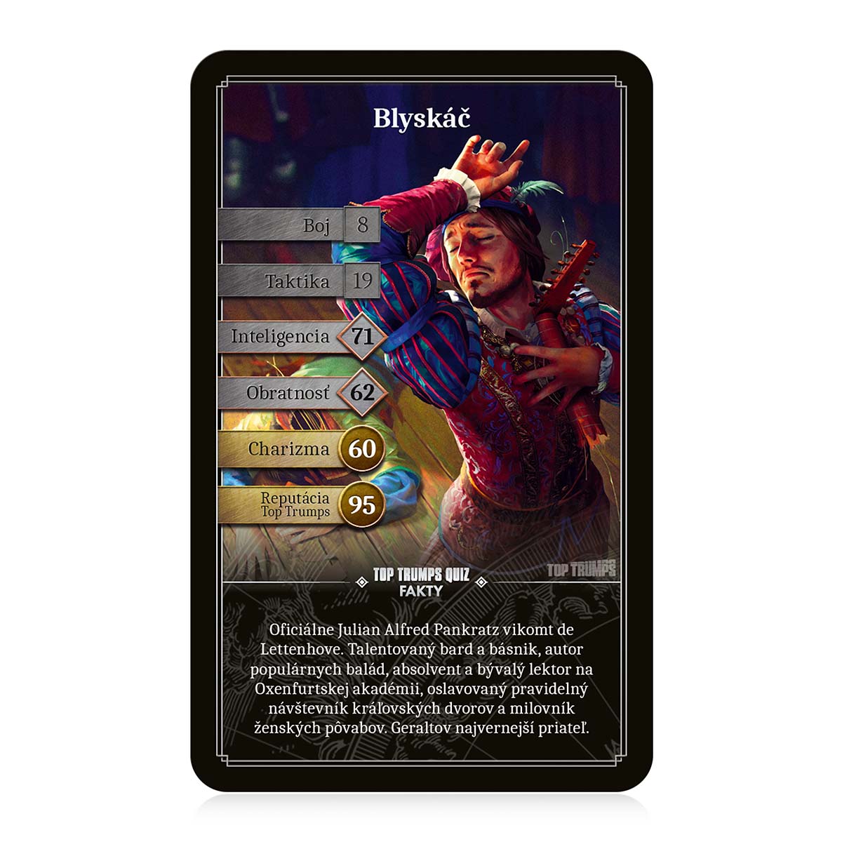 Cestovná hra Top Trumps: The Witcher – CZ/SK limitovaná edícia