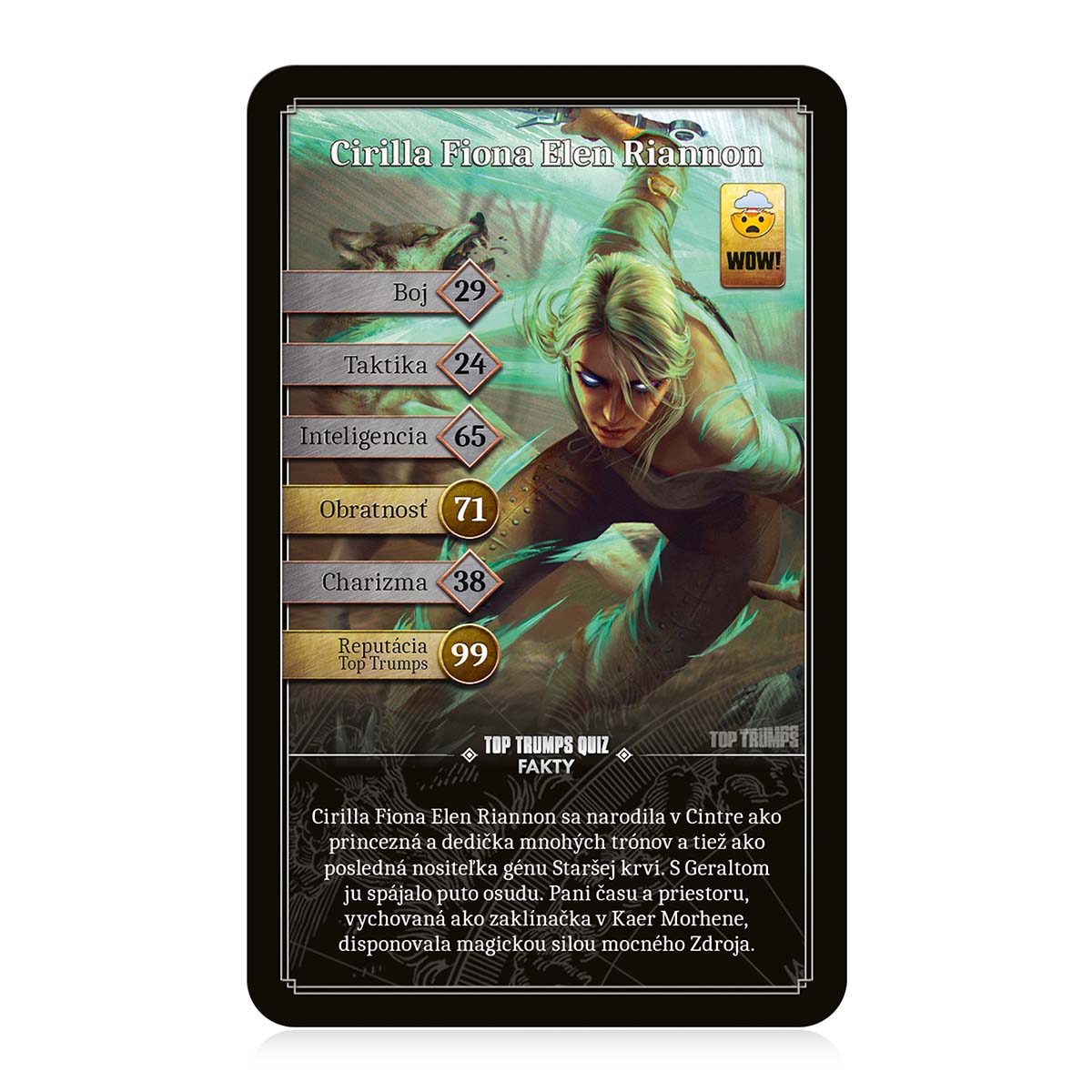 Cestovná hra Top Trumps: The Witcher – CZ/SK limitovaná edícia