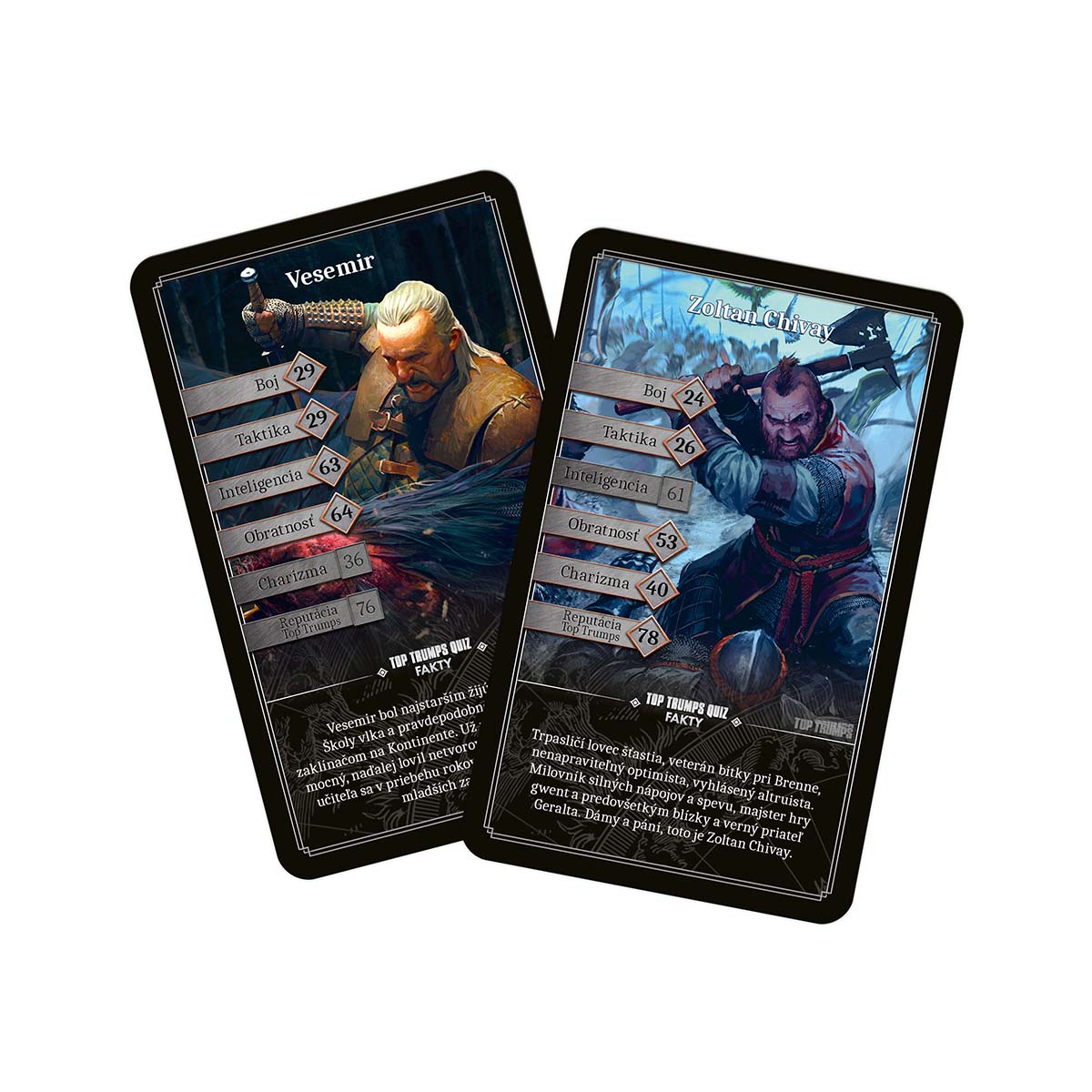 Cestovná hra Top Trumps: The Witcher – CZ/SK limitovaná edícia