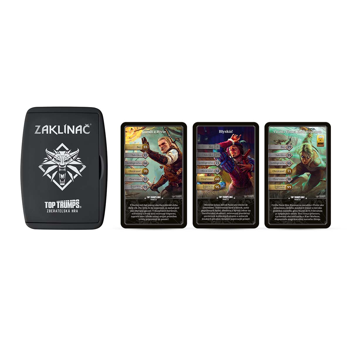 Cestovná hra Top Trumps: The Witcher – CZ/SK limitovaná edícia