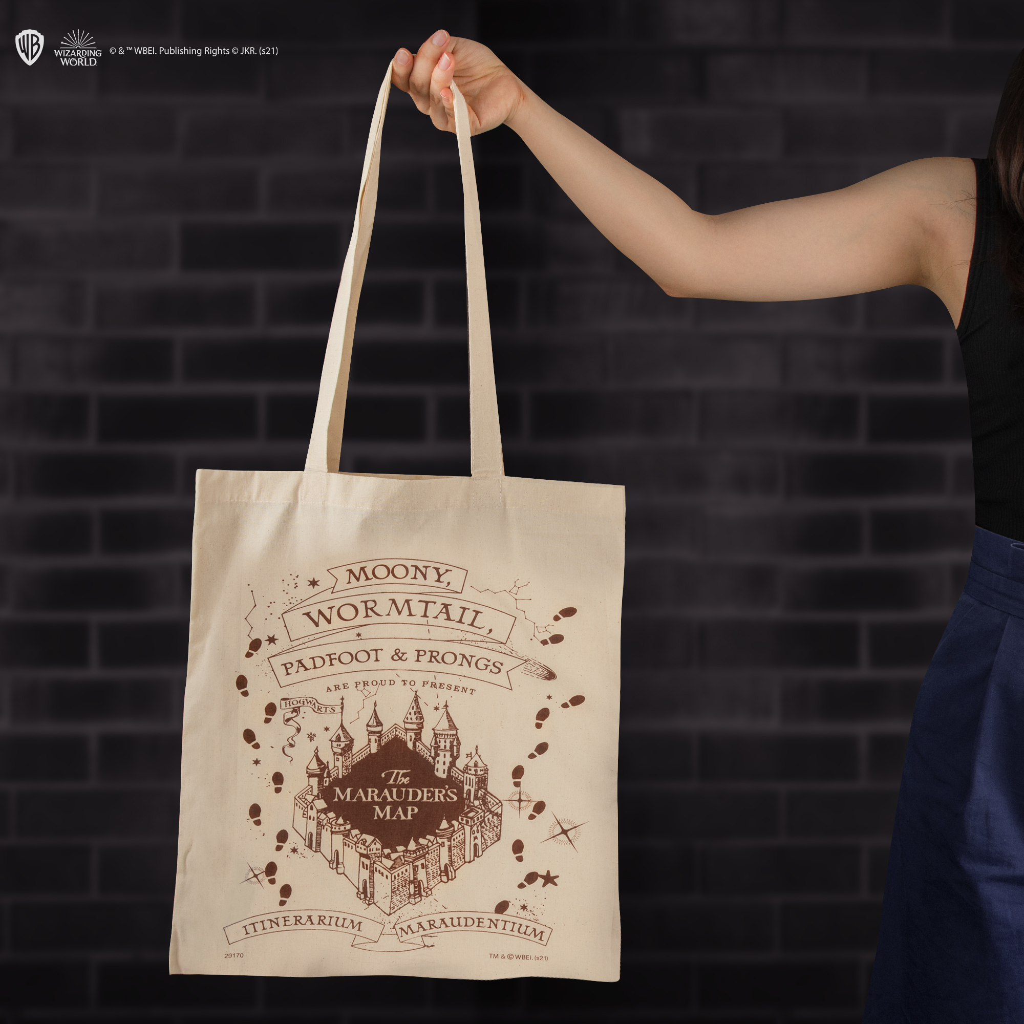 Plátená taška Záškodnícka mapa Harry Potter