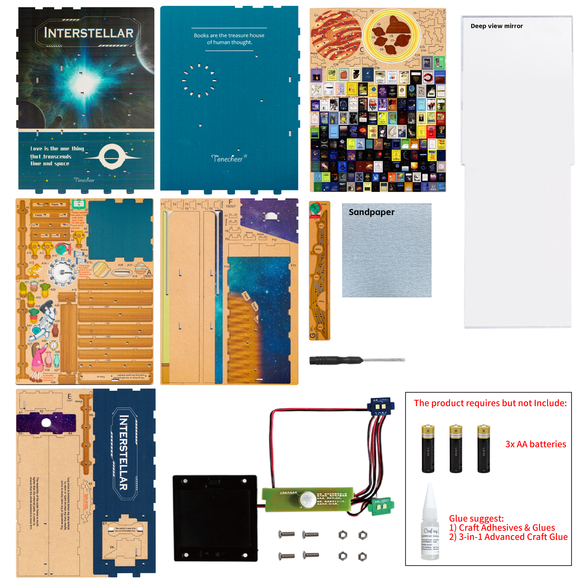 Book Nook - 3D Puzzle - Interstellar