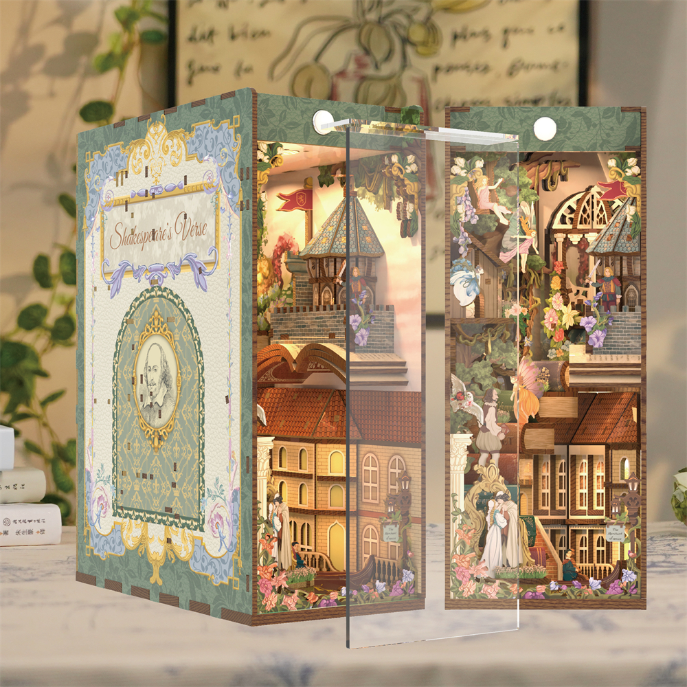 Book Nook - 3D Puzzle - Shakespeare