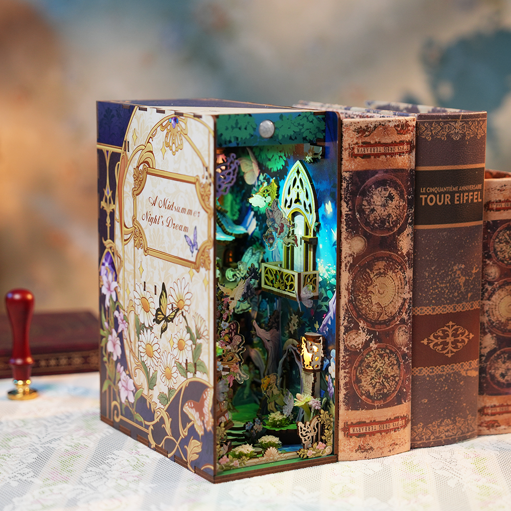 Book Nook - 3D Puzzle - Letný nočný sen