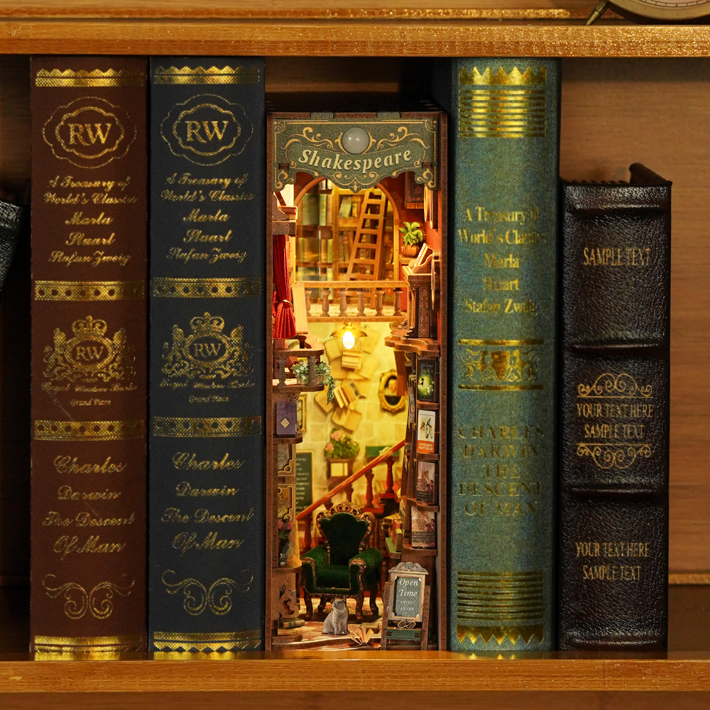 Book Nook - 3D Puzzle - Kníhkupectvo