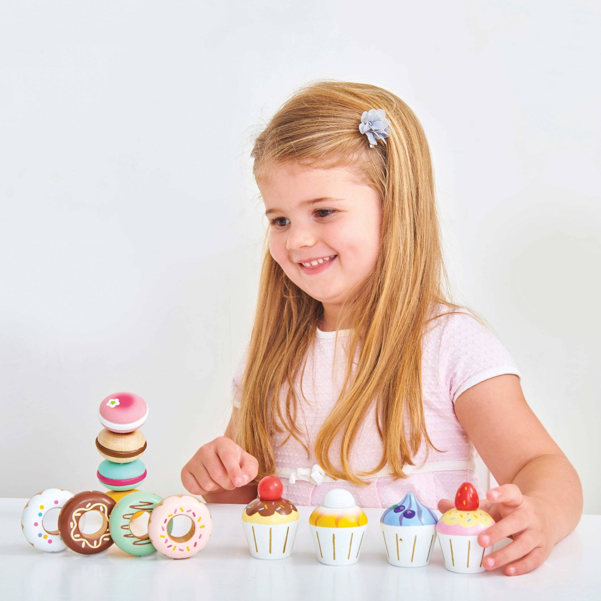 Drevené cupcake koláčiky