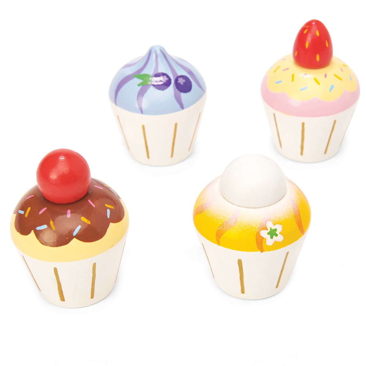 Drevené cupcake koláčiky