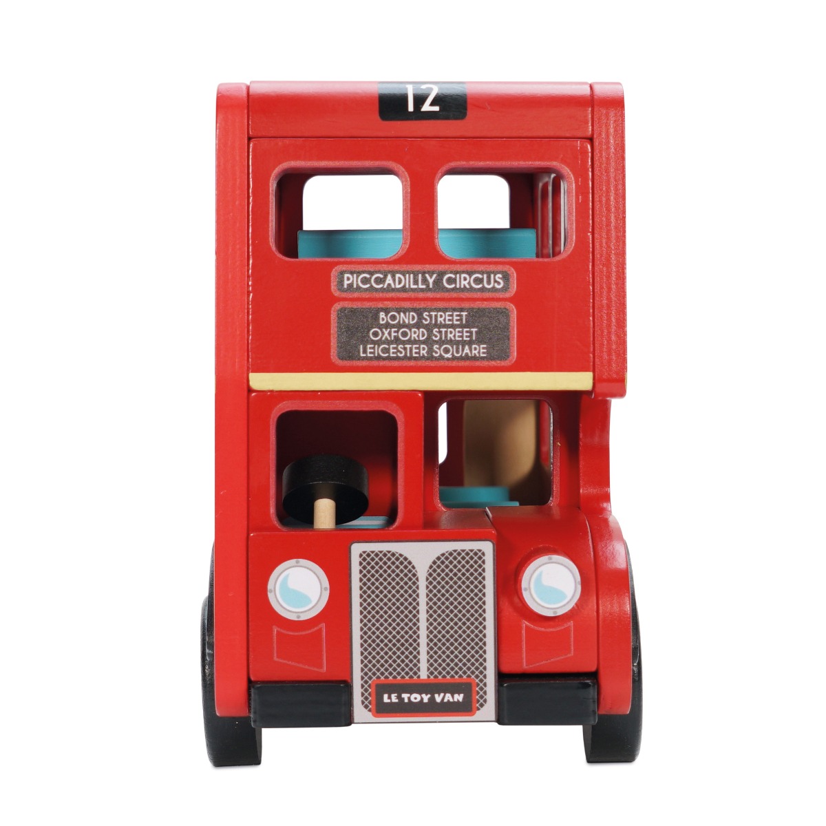 Drevený Londýnsky autobus