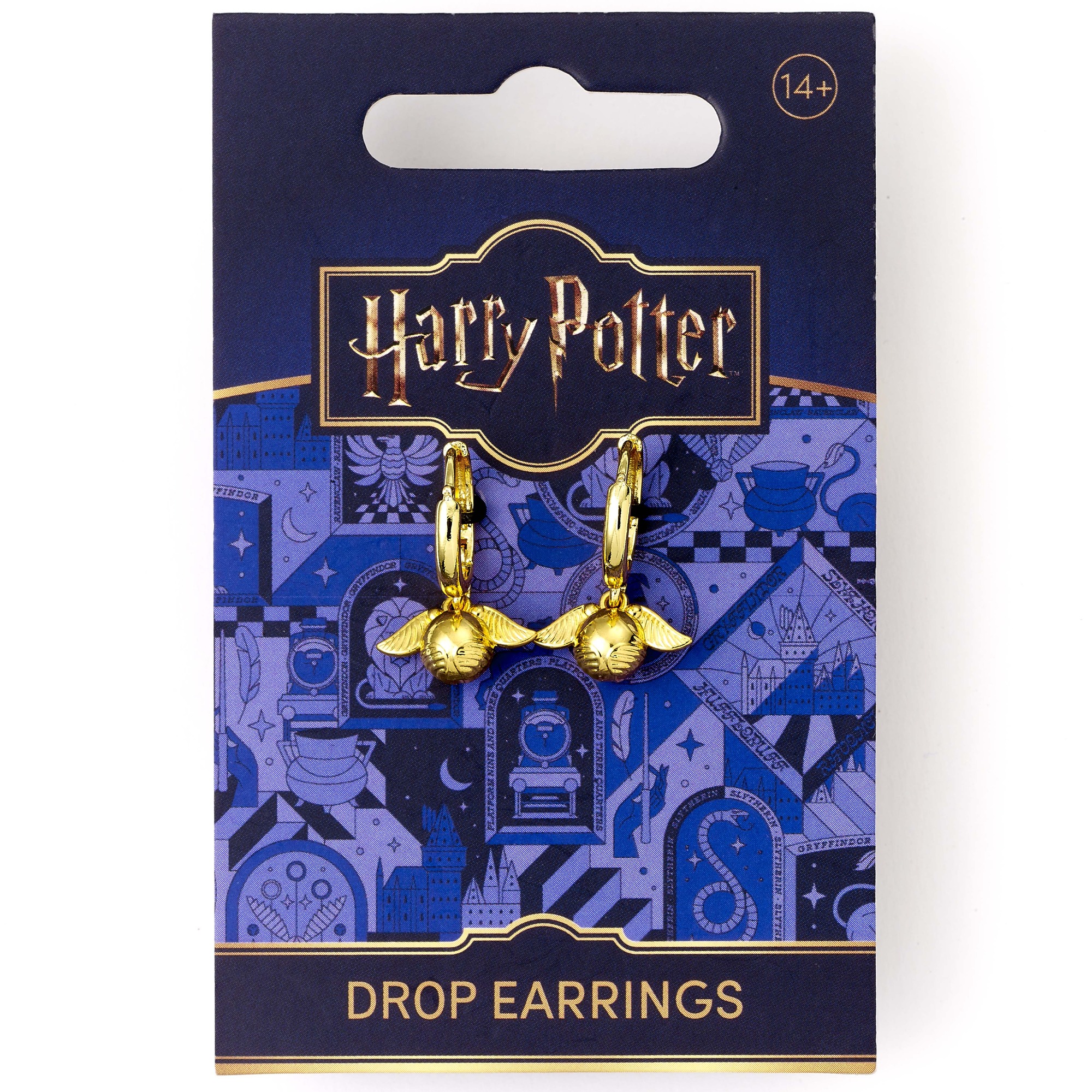Harry Potter náušnice zlatá strela